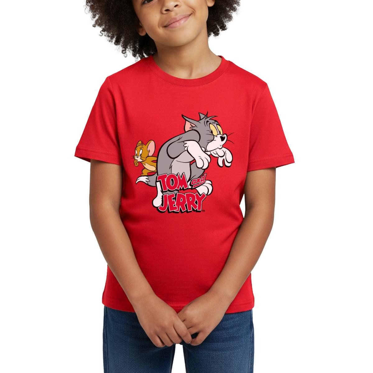 T-Shirt Tom Und Jerry Auf Samtpfoten Kinder T-Shirt