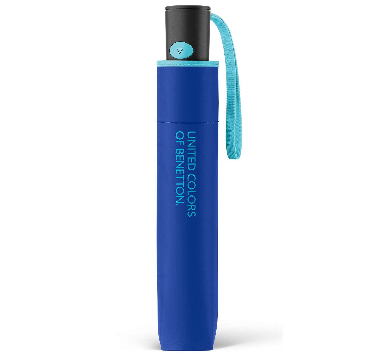 HAPPY RAIN Langregenschirm Benetton Mini AC Auf-Automatik dazzling blue, Windproof