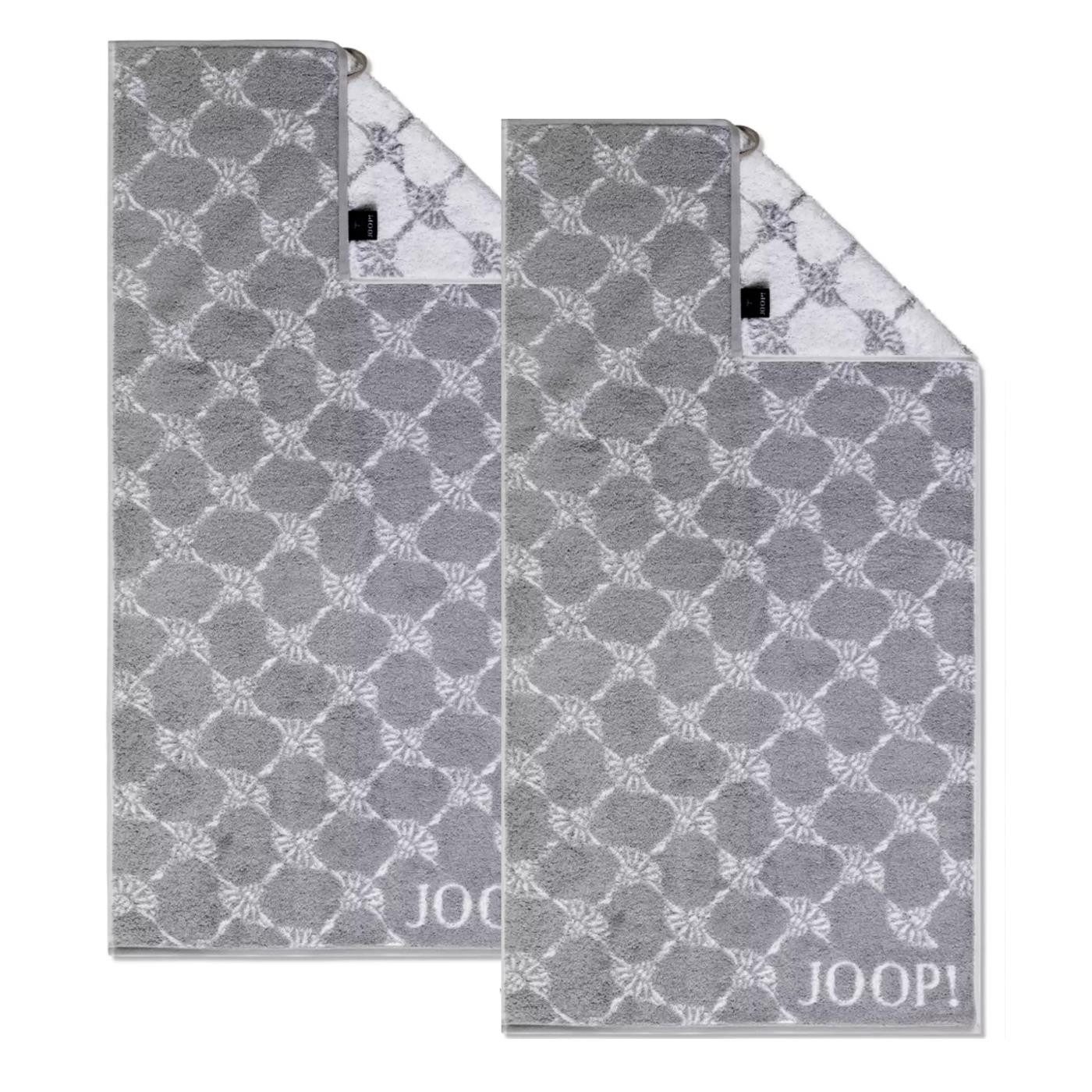 JOOP! Handtuch 2 Stück Joop! Handtuch Cornflower 1611-76 Silber 50x100, Wal günstig online kaufen