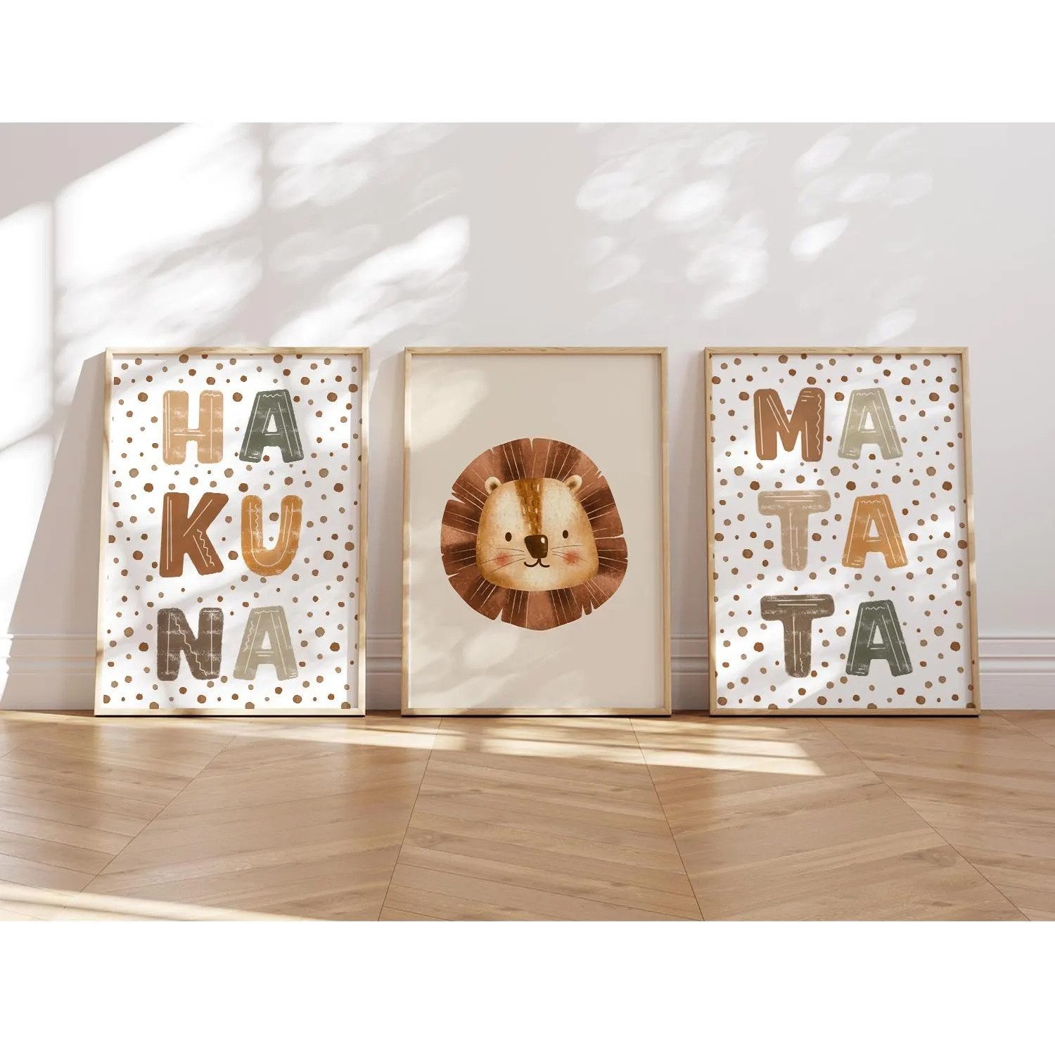 MeinBaby123® Poster Bilder Kinderzimmer, Poster Kinderzimmer Deko, Süße Tie günstig online kaufen