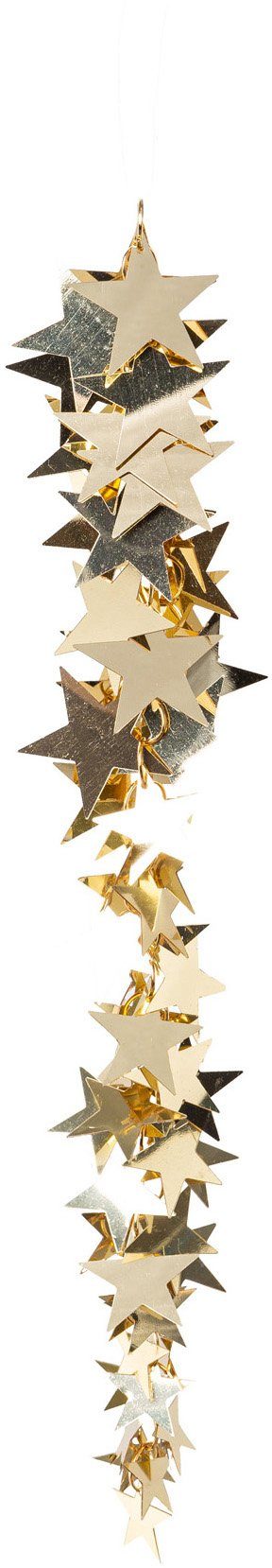 Creativ deco Baumbehang Weihnachtsdeko, Christbaumschmuck (4 St), unzählige funkelnde Sterne