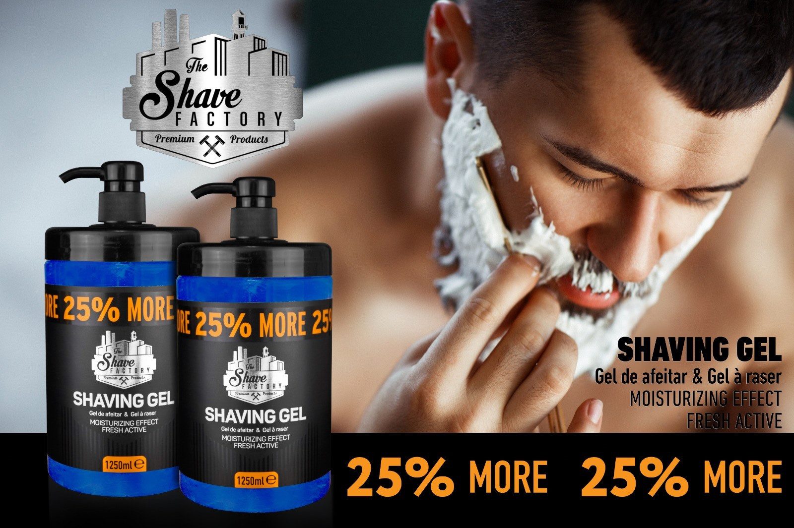 My Basic Rasiergel The Shave Factory Shaving Gel Sapphire 1250ml