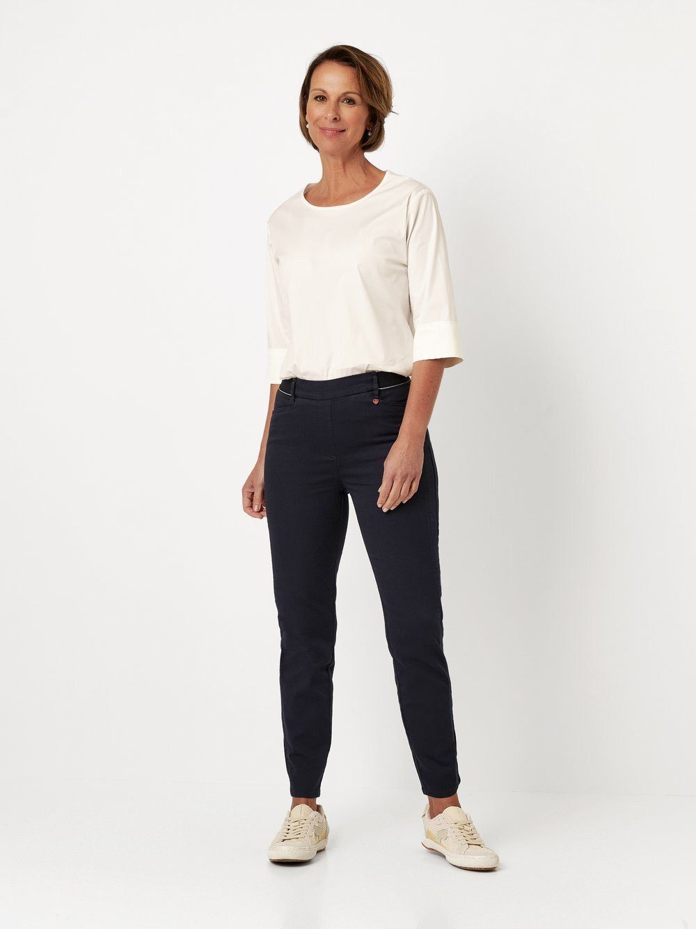 Relaxed by TONI Stretch-Hose Alice Slim 7/8 mit sportivem Gummibund