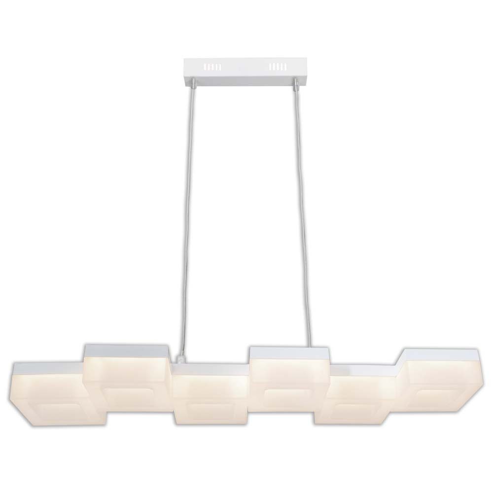 näve LED-Hängeleuchte, LED-Leuchtmittel fest verbaut, Warmweiß, Pendelleuchte Hängelampe LED Deckenleuchte Esszimmerleuchte Metall 30W