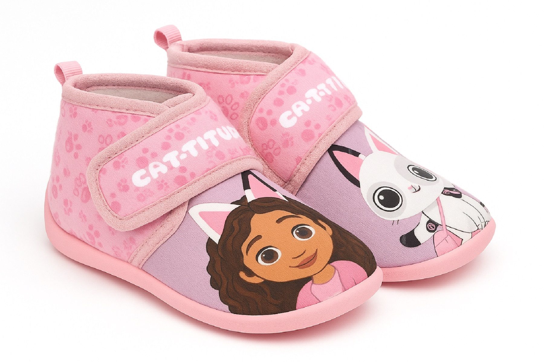 Gabby's Dollhouse Pantoffeln Kinder rutschfeste Halbstiefel für Zuhause & Kindergarten Pantoffel