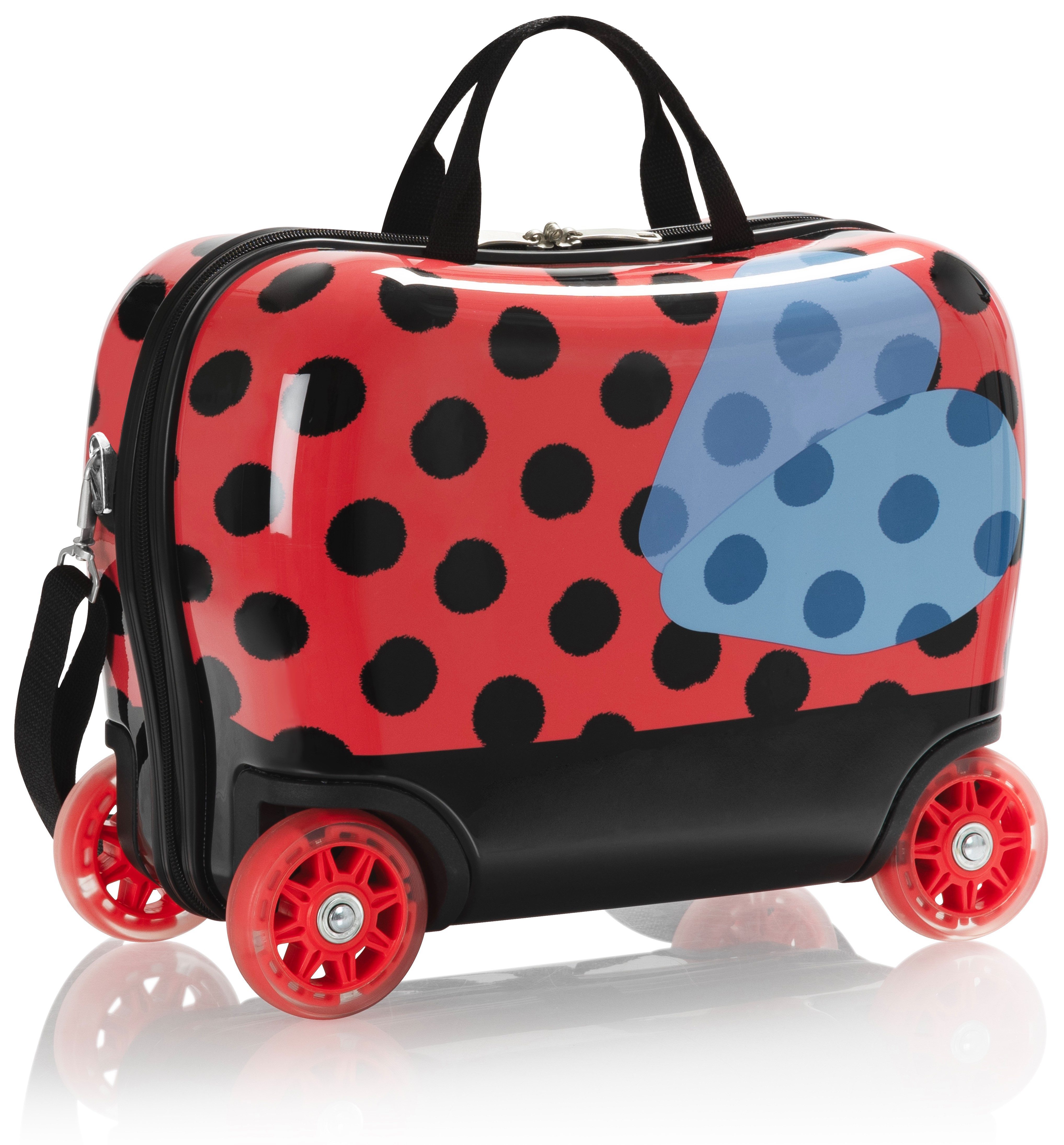 Heys Kinderkoffer Kinderkoffer Heys Kids Ride-On Luggage, 16 cm, 4 Rollen, Heys Kindergepäck Kindertrolley Marienkäfer