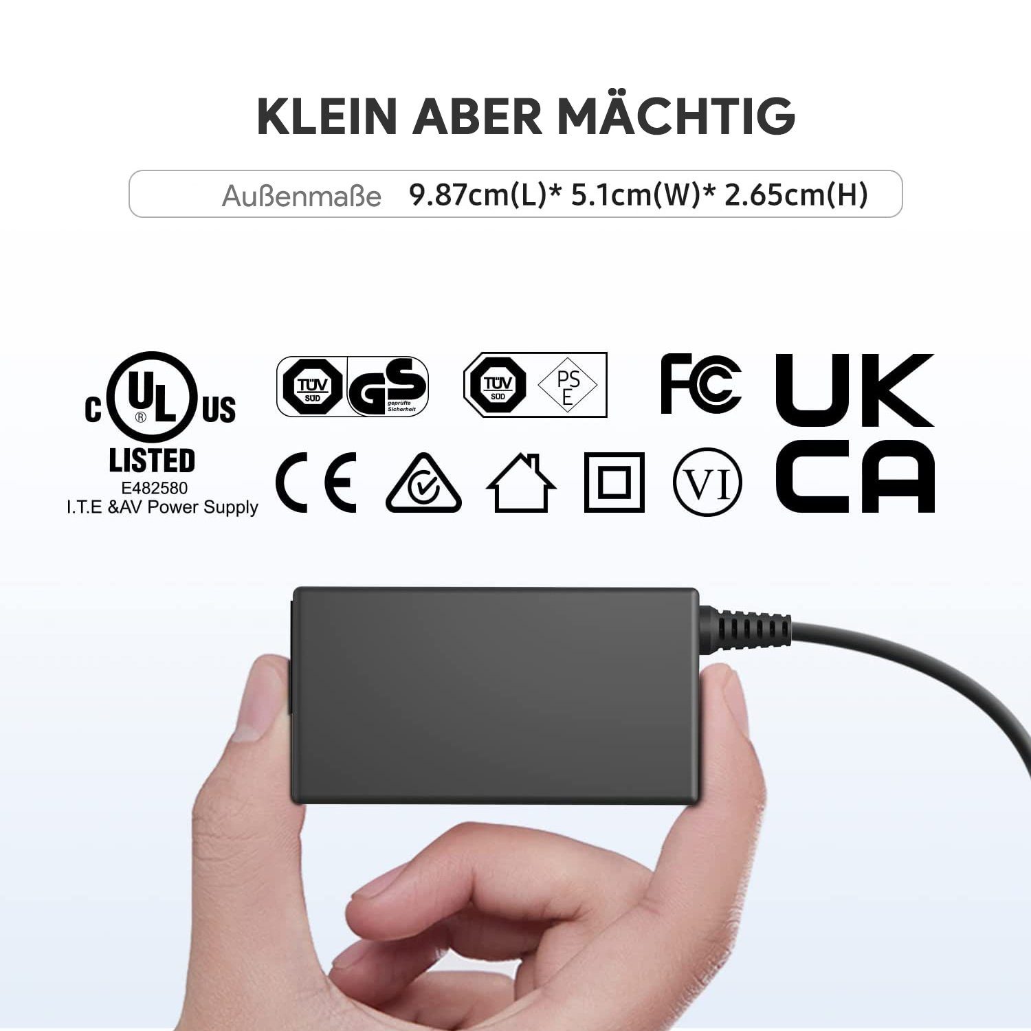 HKY 65W Netzteil für JBL Ladekabel JBL Xtreme, Xtreme 2, Xtreme Special Notebook-Netzteil (Fujitsu lifebook Ladekabel FMV-AC332A Netzteil FPCAC003I A12-065N2A)