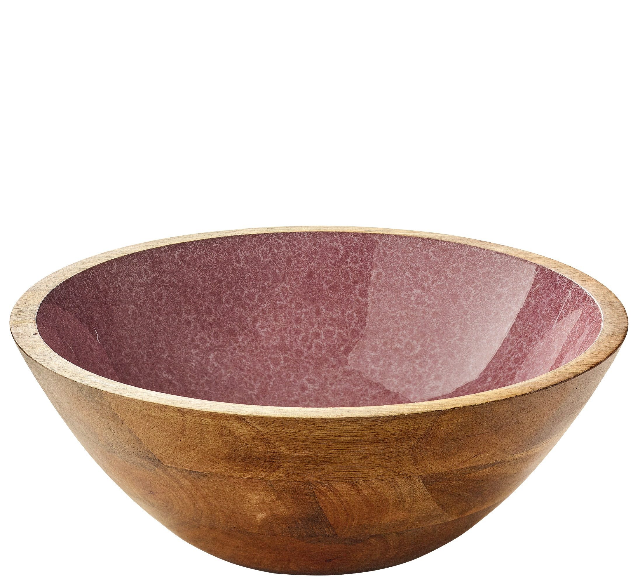 ZASSENHAUS Schüssel Schüssel Schale Obstschale Mangoholz Ø30 x 11,5cm ZASSENHAUS MINERAL, Material: Mangoholz