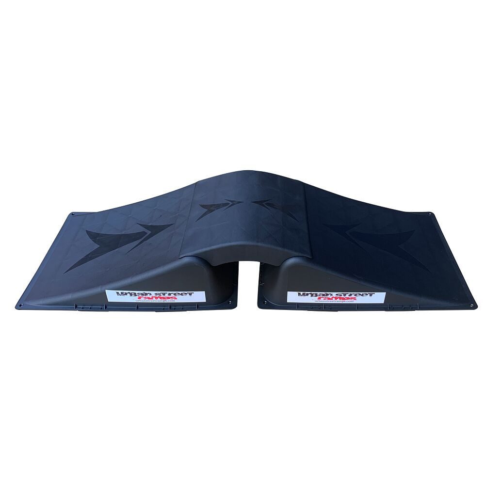 Urban Street Ramps Skateboard Skate Rampe Double Ramp, Für Skateboarder, Inlineskater und BMX-Fahrer