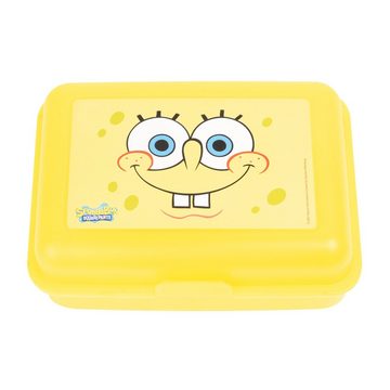 United Labels® Lunchbox Spongebob Schwammkopf Brotdose Lunchbox mit Trennwand, Kunststoff (PP)