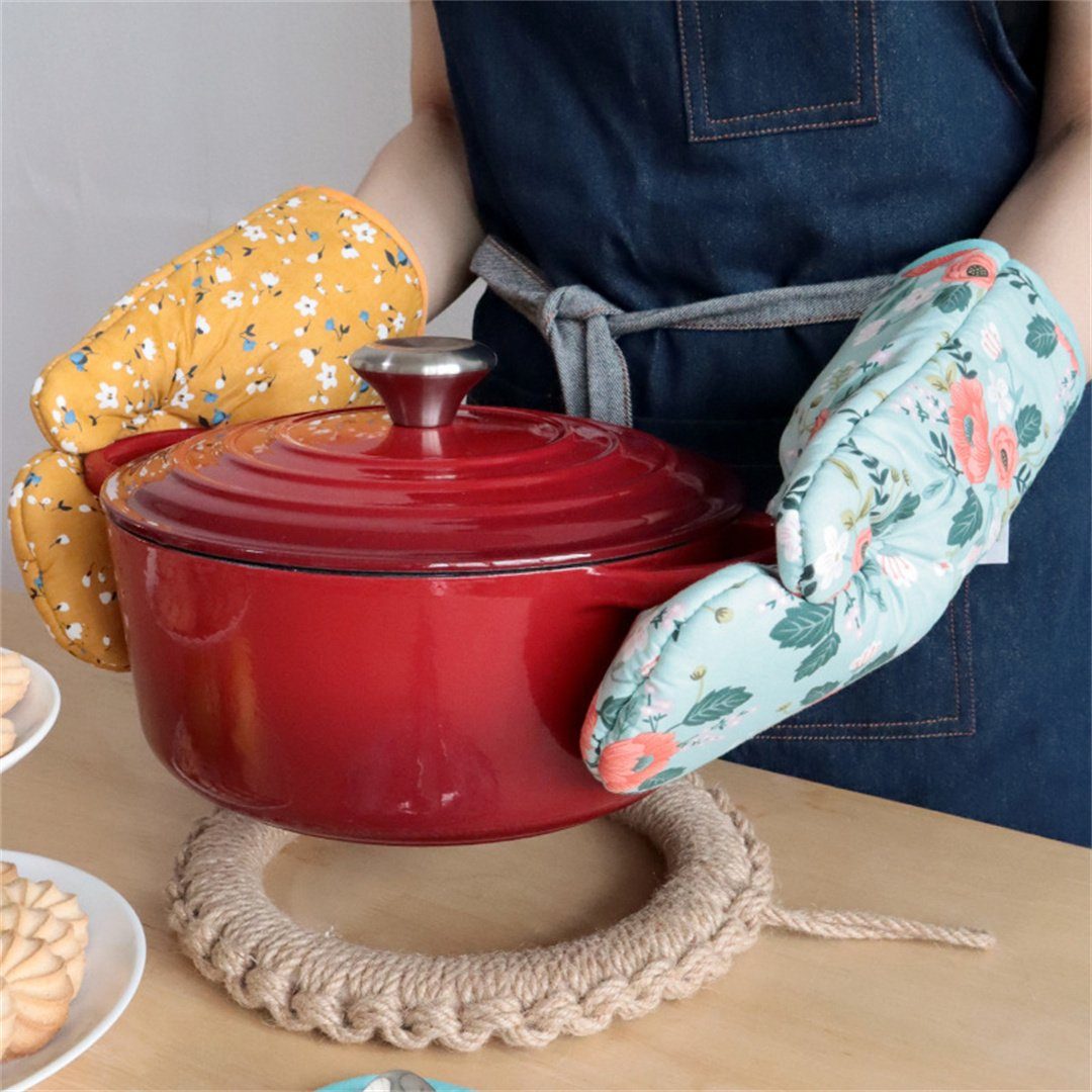 L.Ru UG Topfhandschuhe Küche Backen zu Ofenhandschuhe, für das in der (1-tlg), Mikrowellenhandschuhe Hause, Isolierhandschuhe