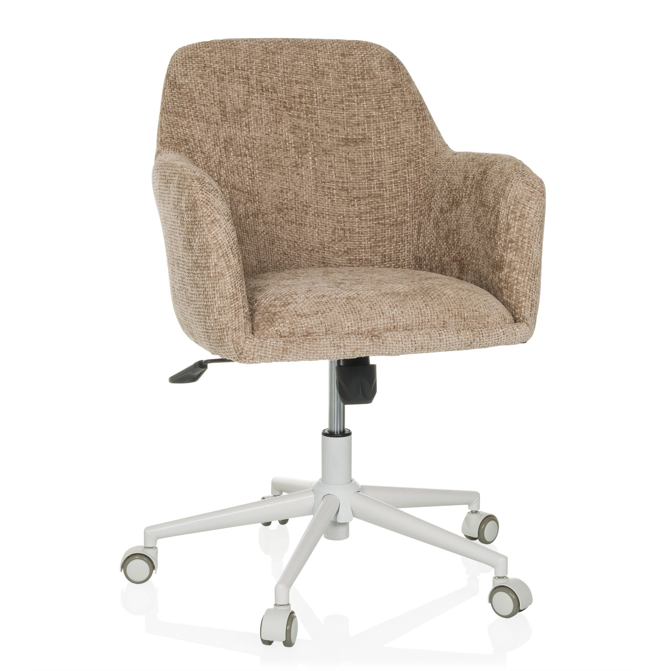 hjh LIVING Drehstuhl Home Office Bürostuhl Solao Home Stoff (1 St), Schreibtischsessel, Drehbarer Schreibtischstuhl