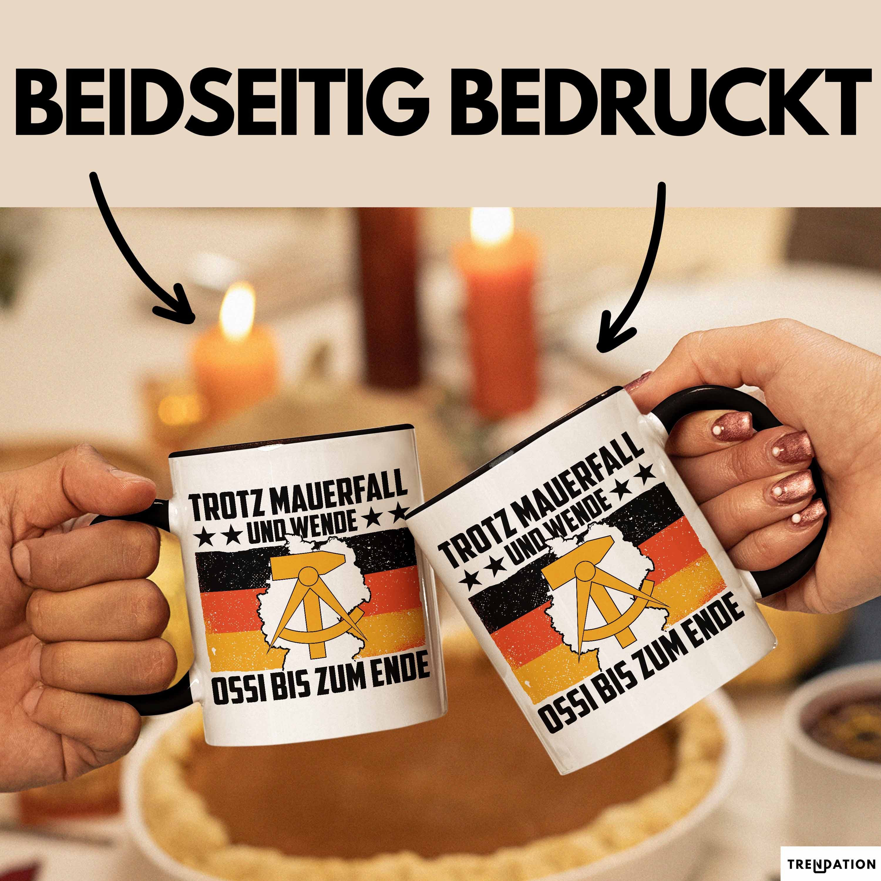 Trendation Tasse Ddr Tasse Geschenk Ossi Geschenkidee Ostdeutschland Deutschland