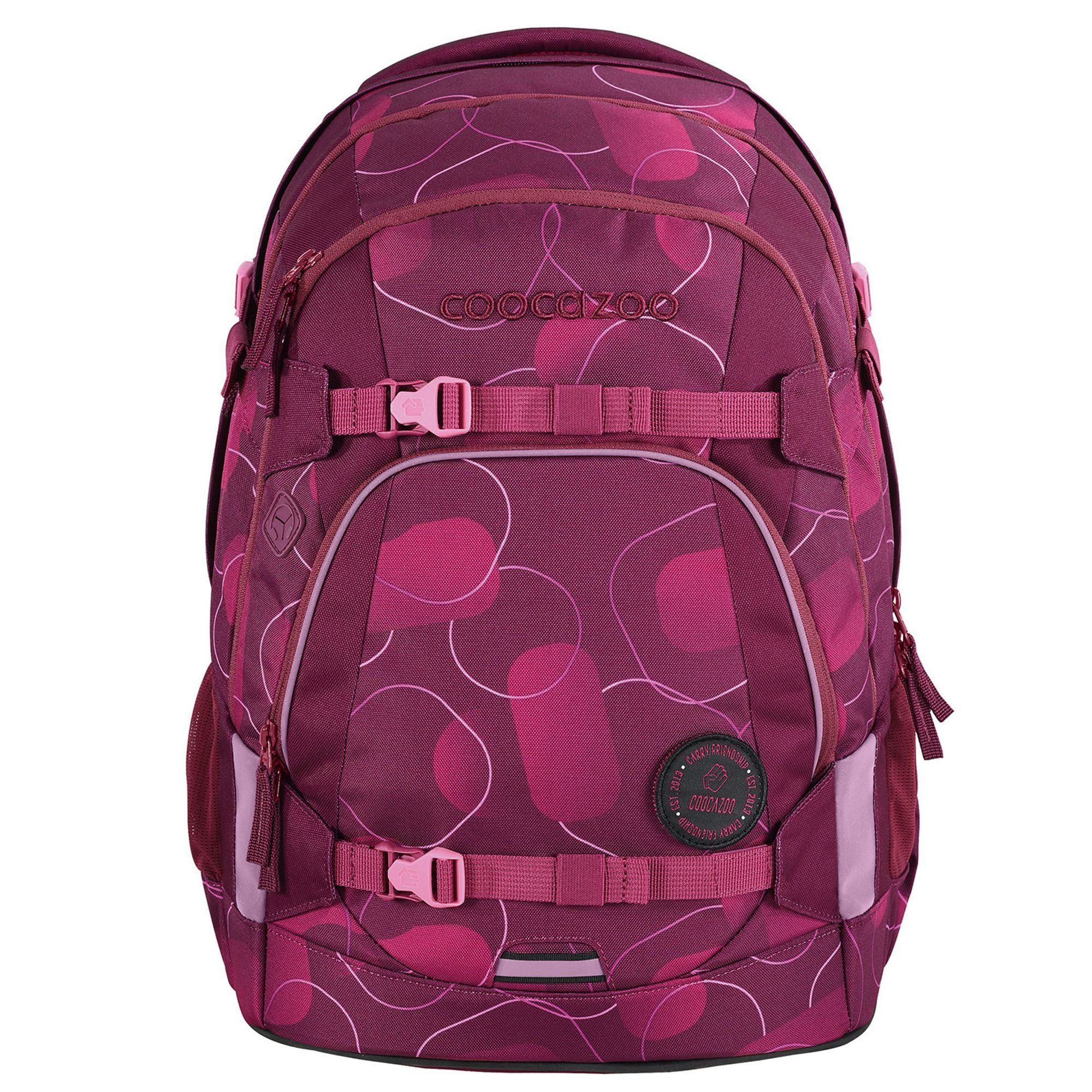 Schulrucksack berry Polyester Mate, bubbles coocazoo