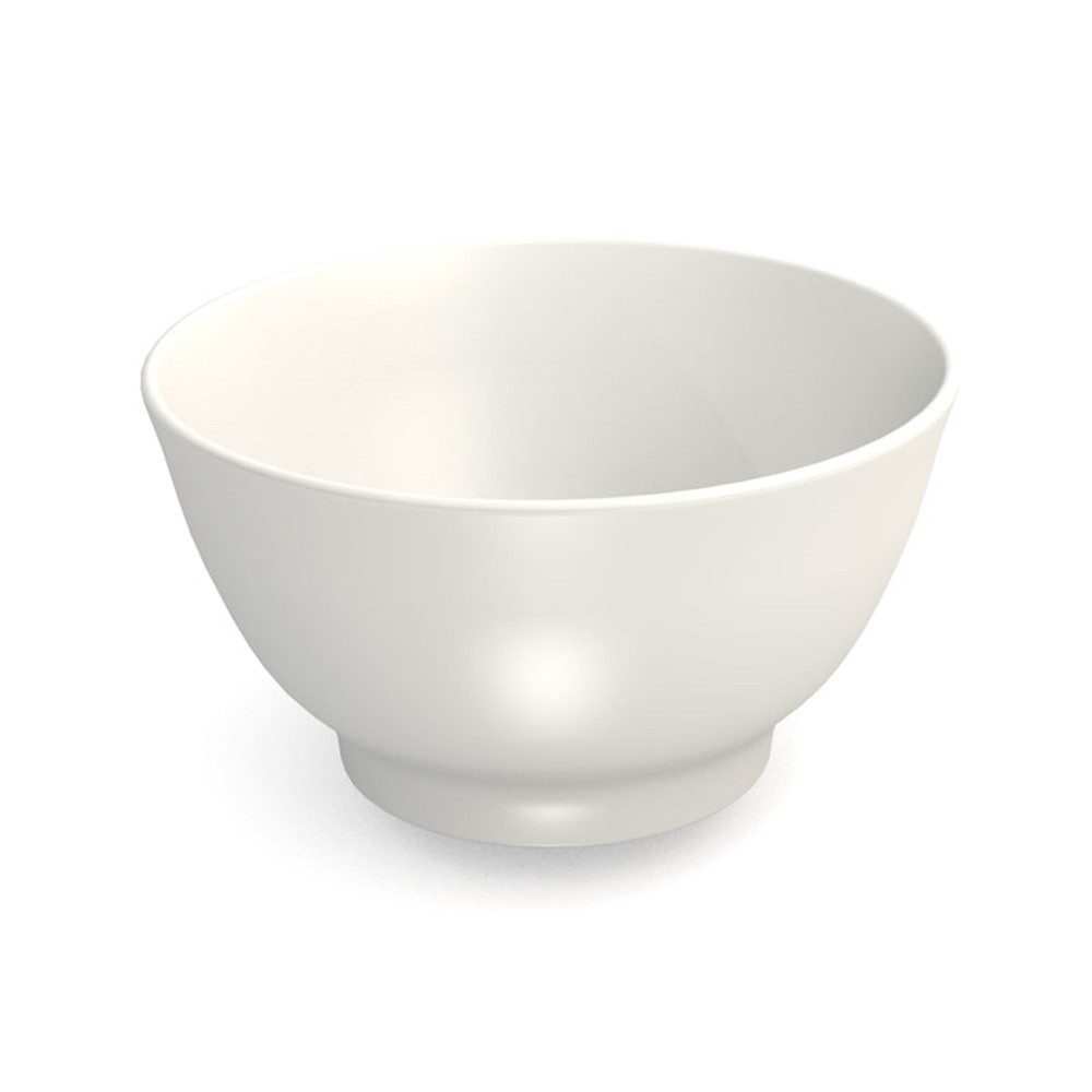 Ornamin Schale Müslischale puristisch, Müslischale 450 ml l leicht l stapelbar l Porzellanoptik
