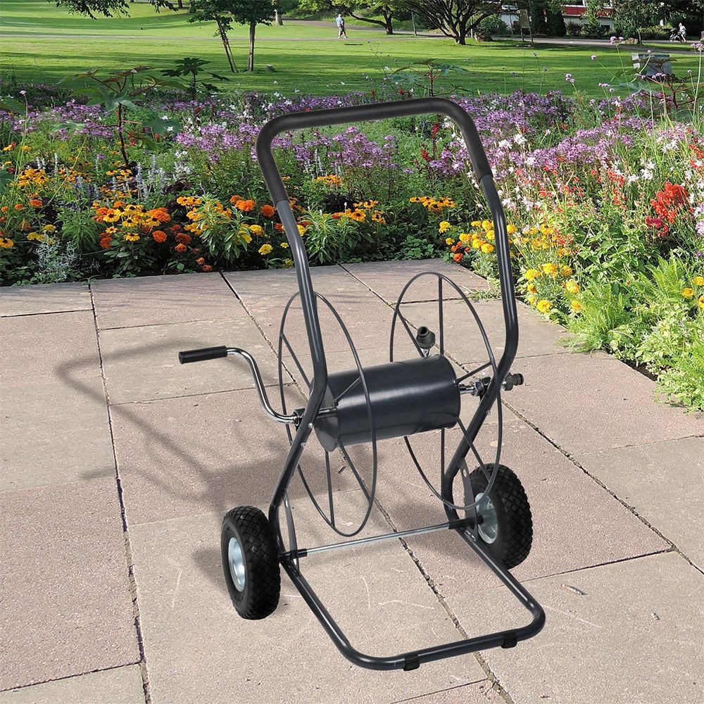 Mr. Gardener Schlauchaufroller Mr.GARDENER Schlauchwagen Metall Big für 85 m 3/4 Z Schlauch