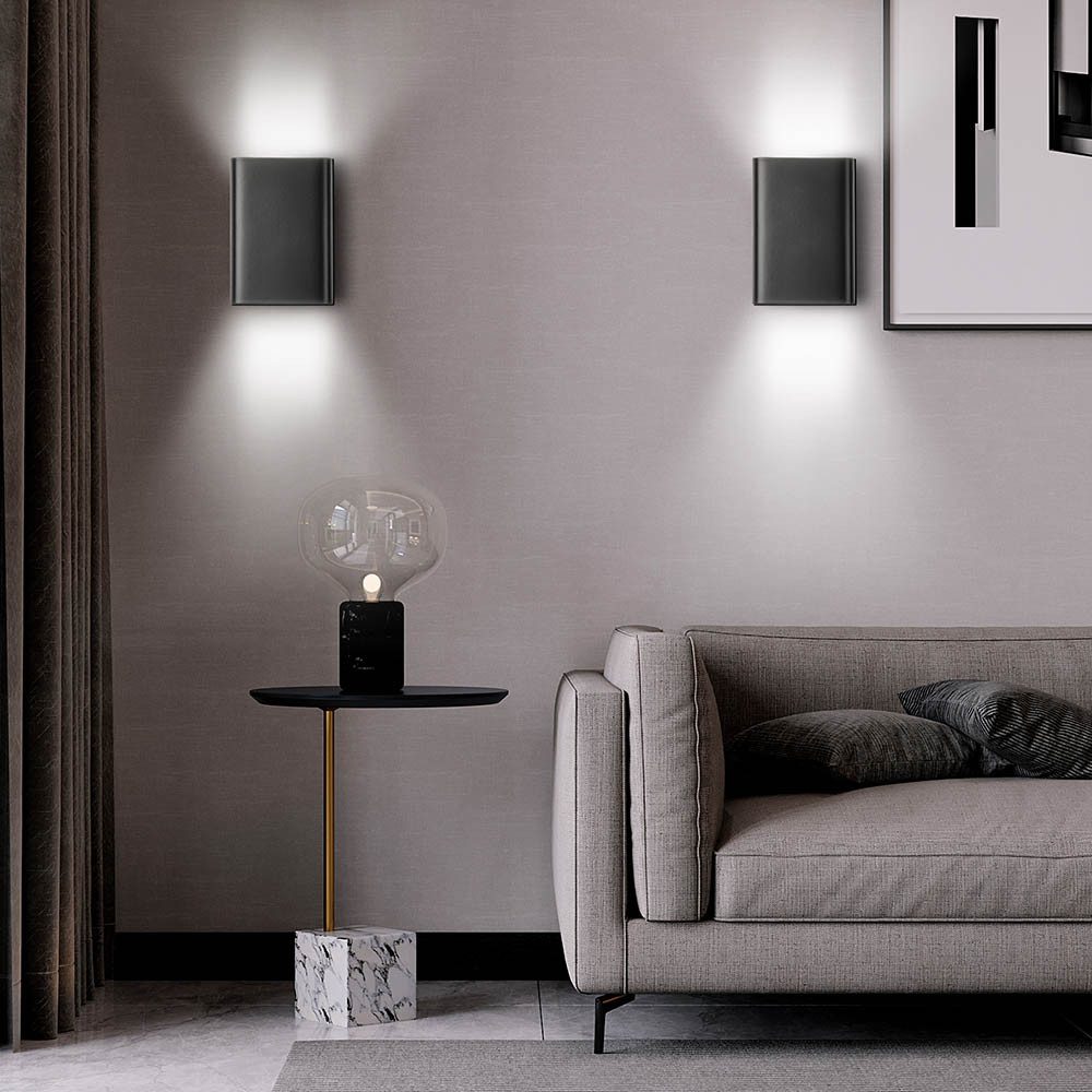 MUPOO LED Außen-Wandleuchte LED-Wandleuchte 2 Stück günstig online kaufen