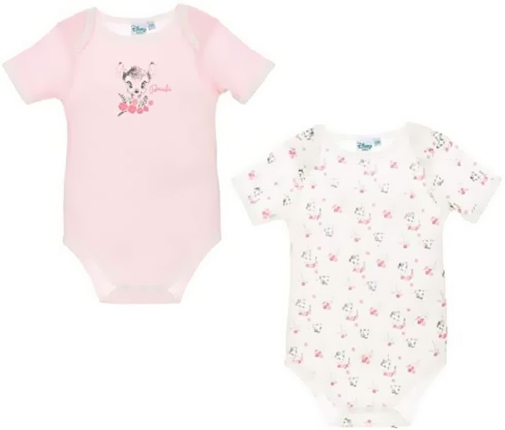 Doppelpack Mädchen Strampler 6 Baby Bambi 12 Strampler 18 2 Disney Baby Monate 24