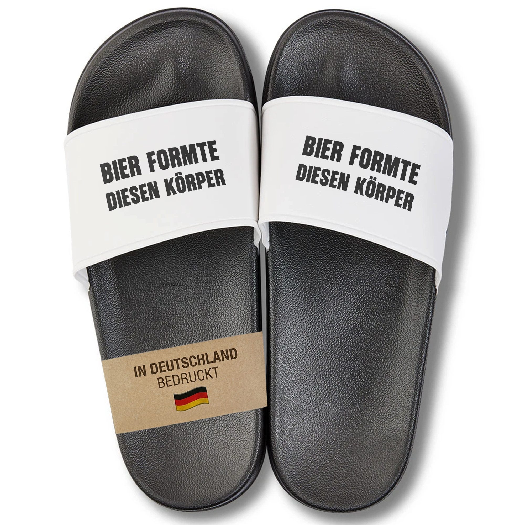 22Feels Geschenk Badelatschen Malle Männer Vatertag JGA Spruch Schlappen Badepantolette IN DEUTSCHLAND BEDRUCKT