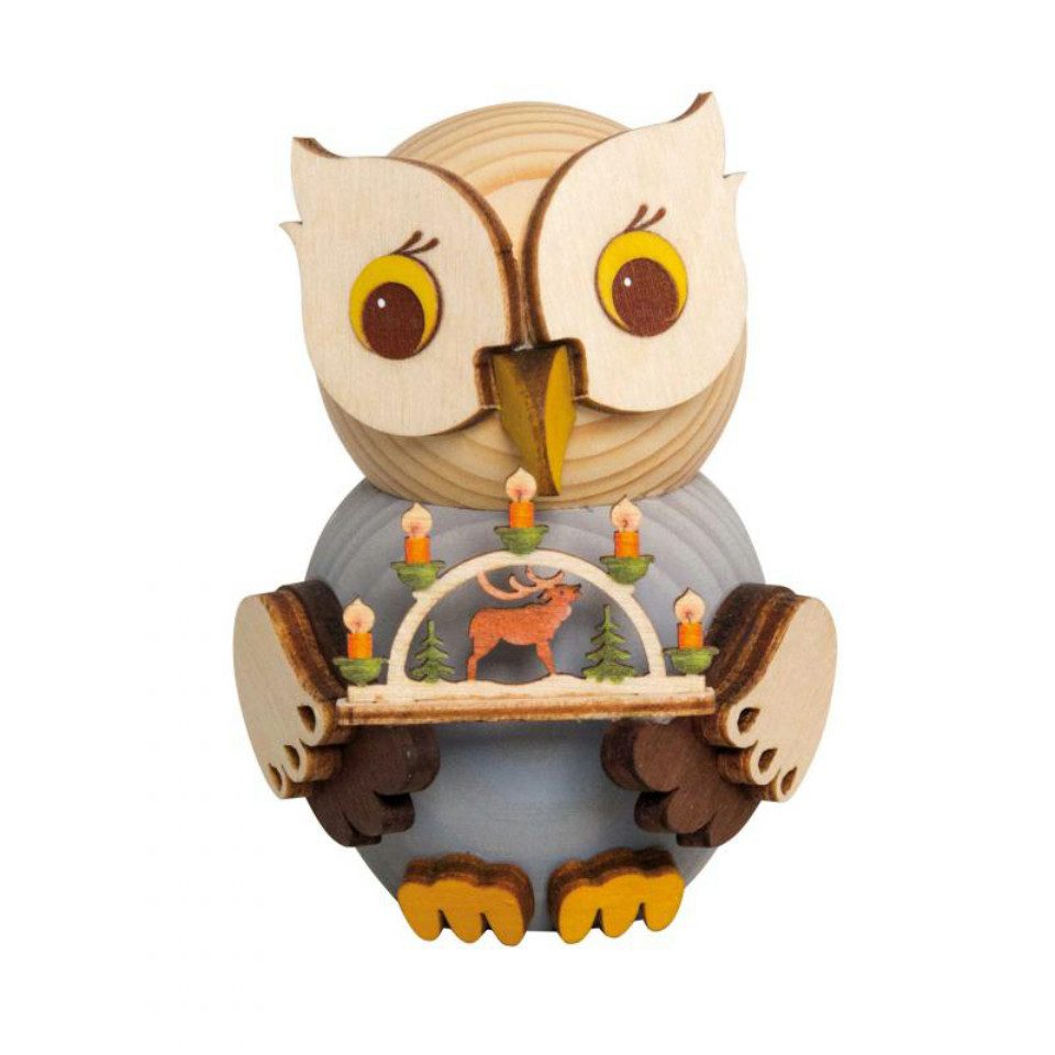 Kuhnert Sammelfigur Kuhnert Mini Eule mit Schwibbogen