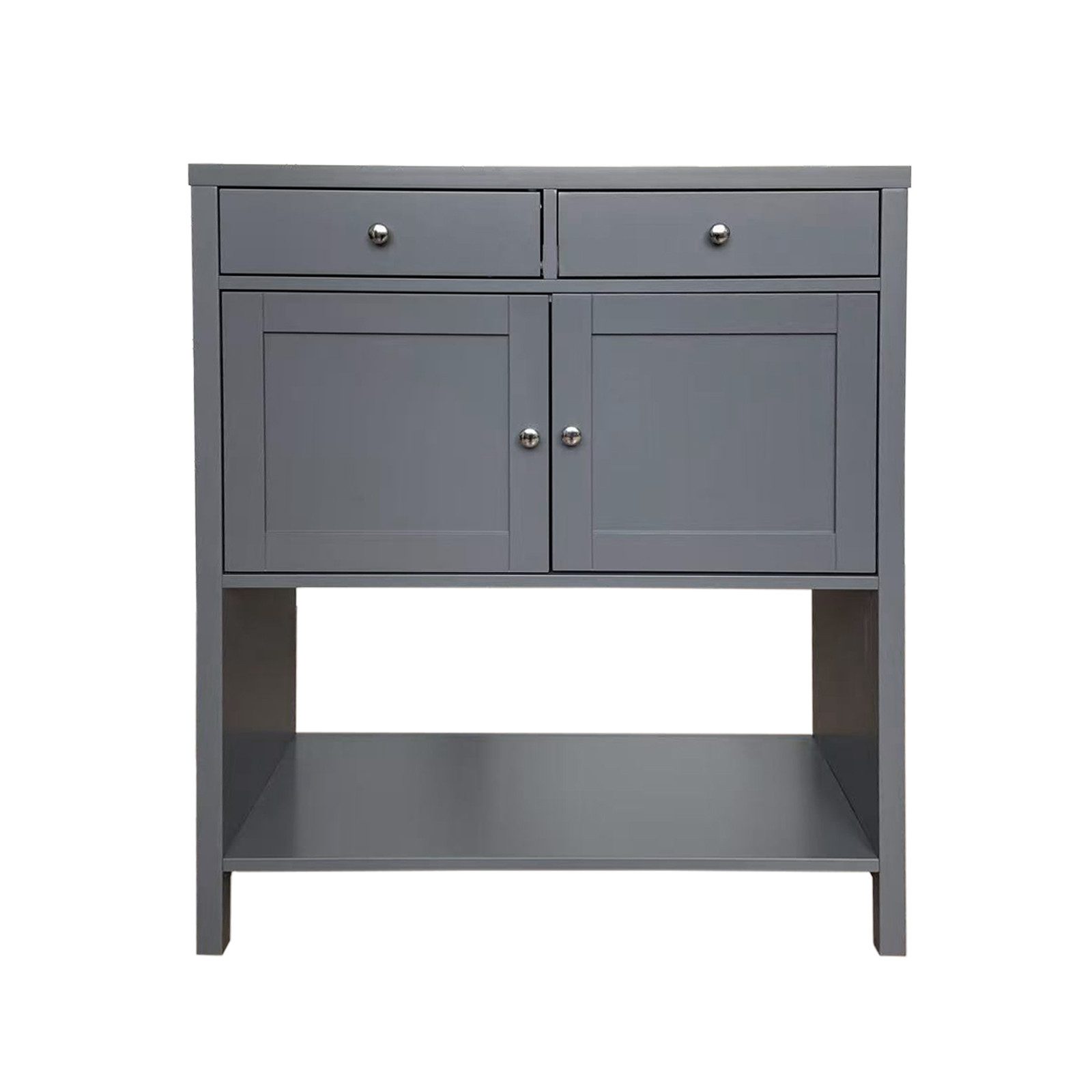 HTI-Living Kommode Anrichte Hayet Grau (Stück, 1 St., 1 Anrichte), Kommode Sideboard 2 Schubladen