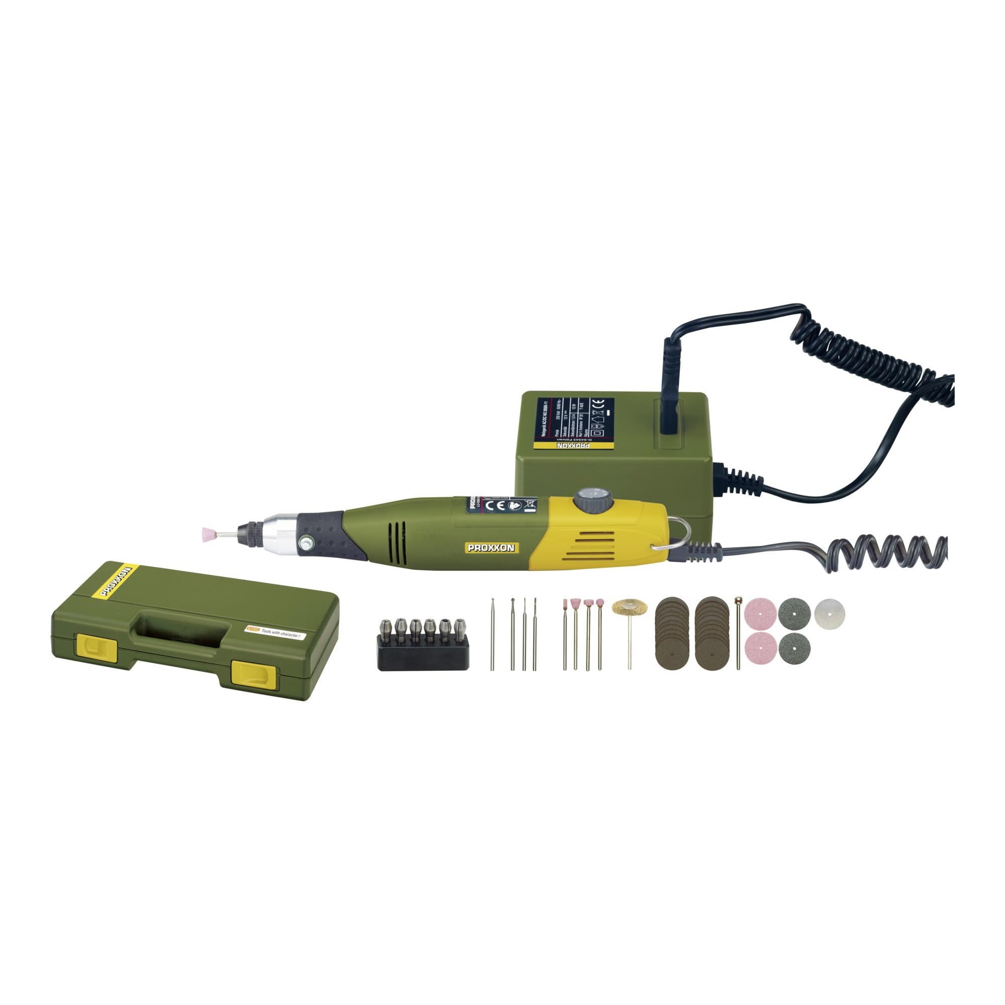 PROXXON INDUSTRIAL Akku-Multifunktionswerkzeug Proxxon Modellbauer- und Gravierset mit MICROMOT 60/E