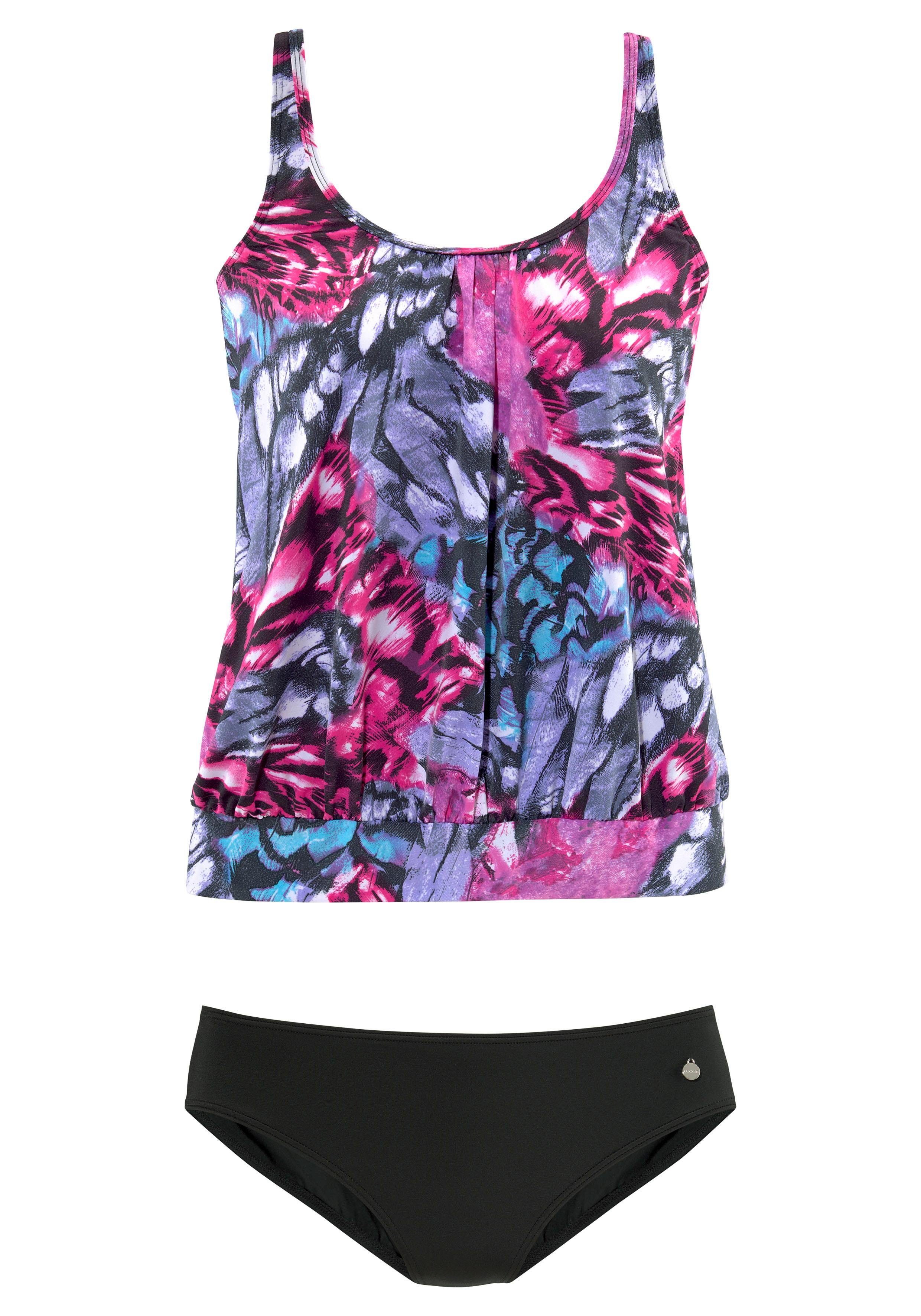 LASCANA Oversize-Tankini im fantasievollen Trend-Design günstig online kaufen