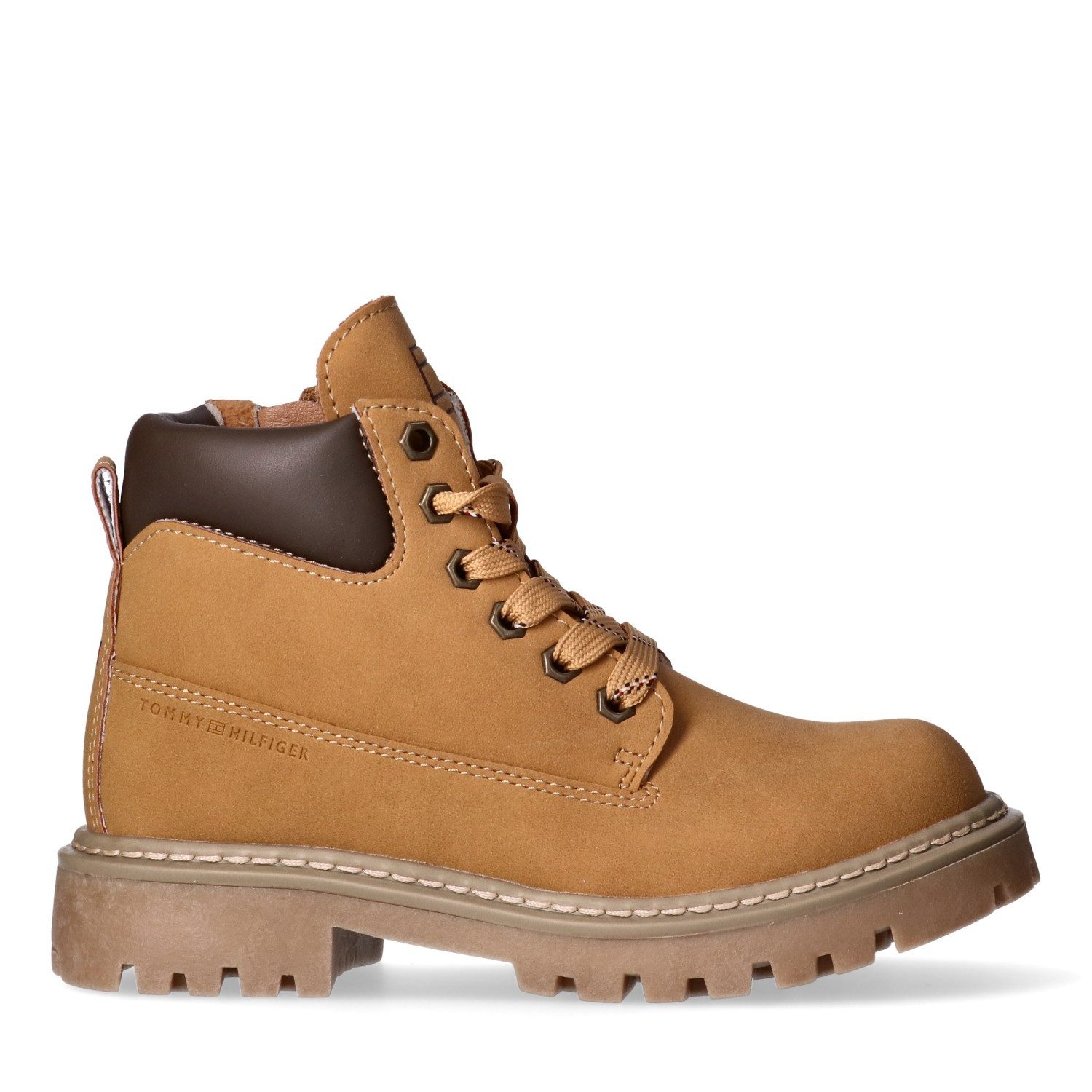 Tommy Hilfiger Schnürboots Chunky Boots, Winterboots mit Blockabsatz