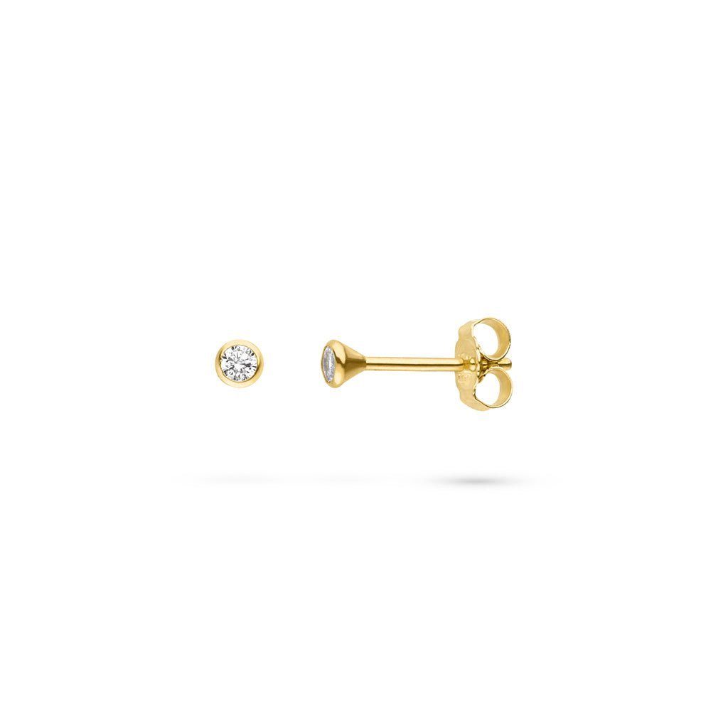 SKIELKA DESIGNSCHMUCK Single-Ohrstecker 1 Gold Ohrstecker günstig online kaufen