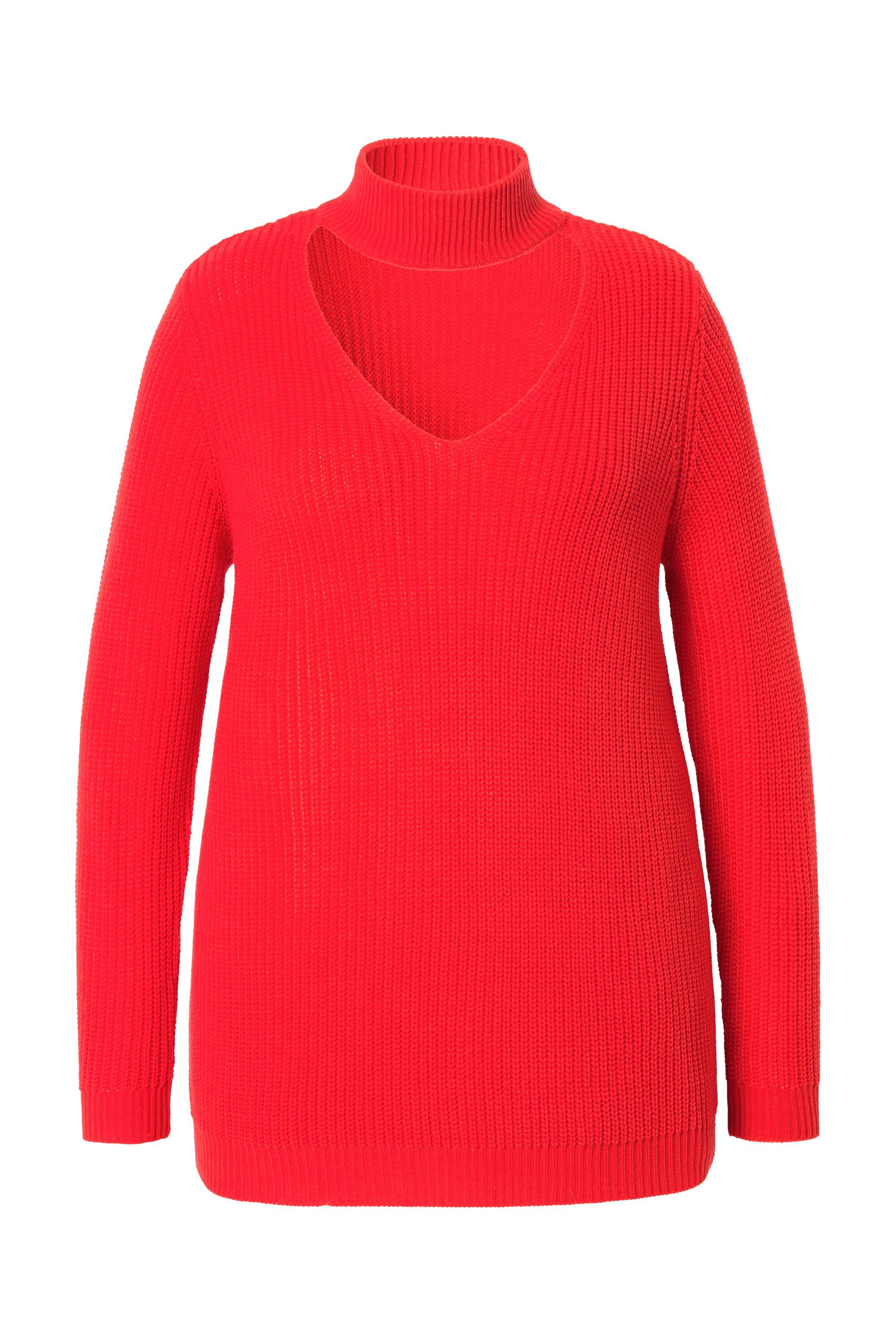MIAMODA Strickpullover Pullover Regular Fit V-Ausschnitt günstig online kaufen