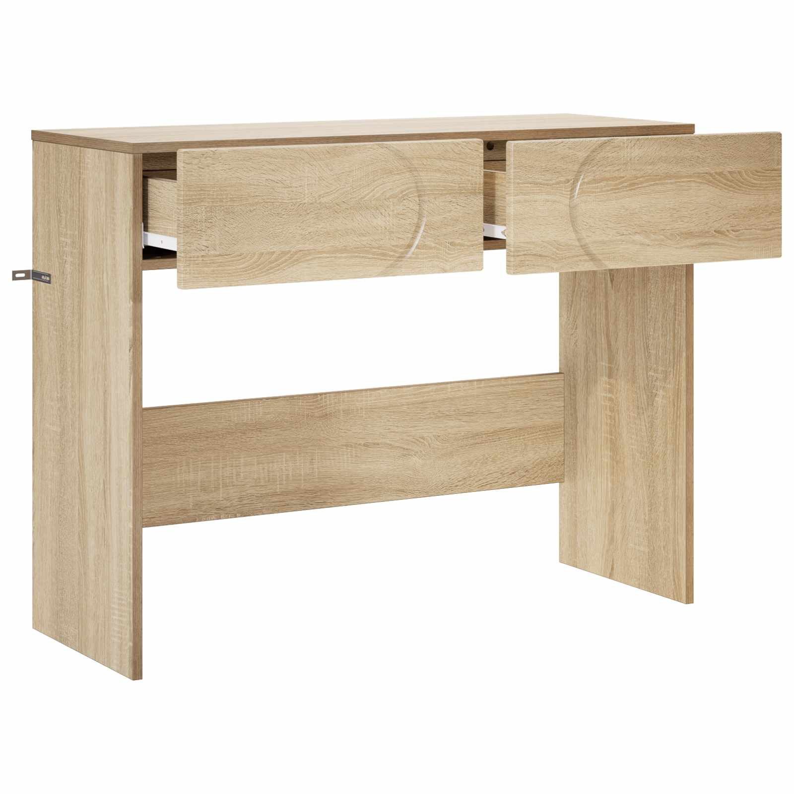 vidaXL Konsolentisch Konsolentisch Sonoma-Eiche 96,5 x 38 x 75 cm Holzwerkstoff (1-St)
