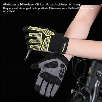 Dekorative Fahrradhandschuhe Fahrradhandschuhe Winter Thermo Radsport Handschuhe Fahrradhandschuhe mit Touchscreen Funktion für Herren & Damen