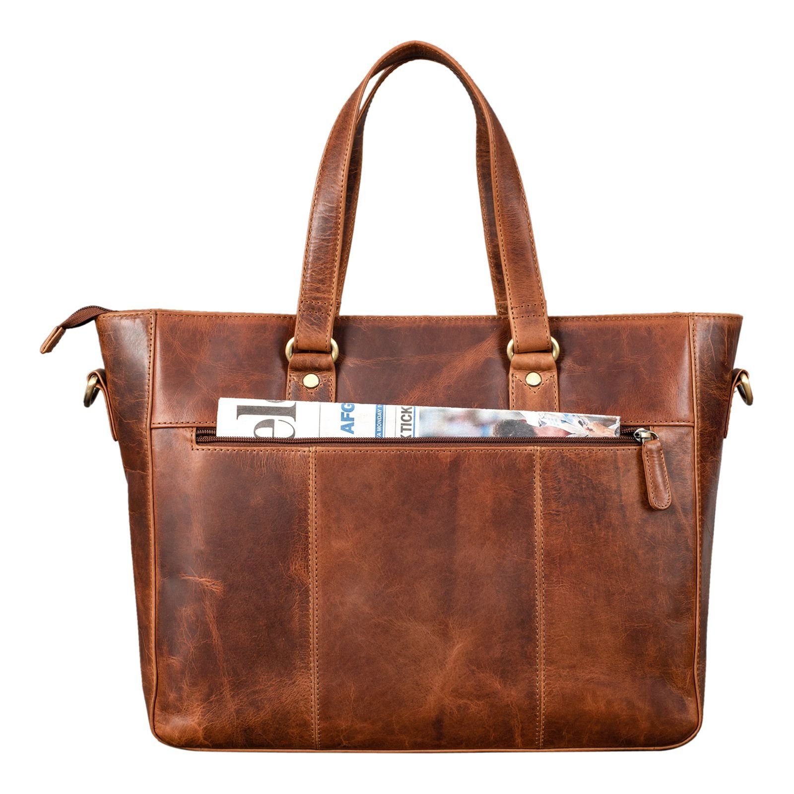 STILORD Handtasche "Emmeline" Shopper Tasche Leder Business Damen Aktentasche