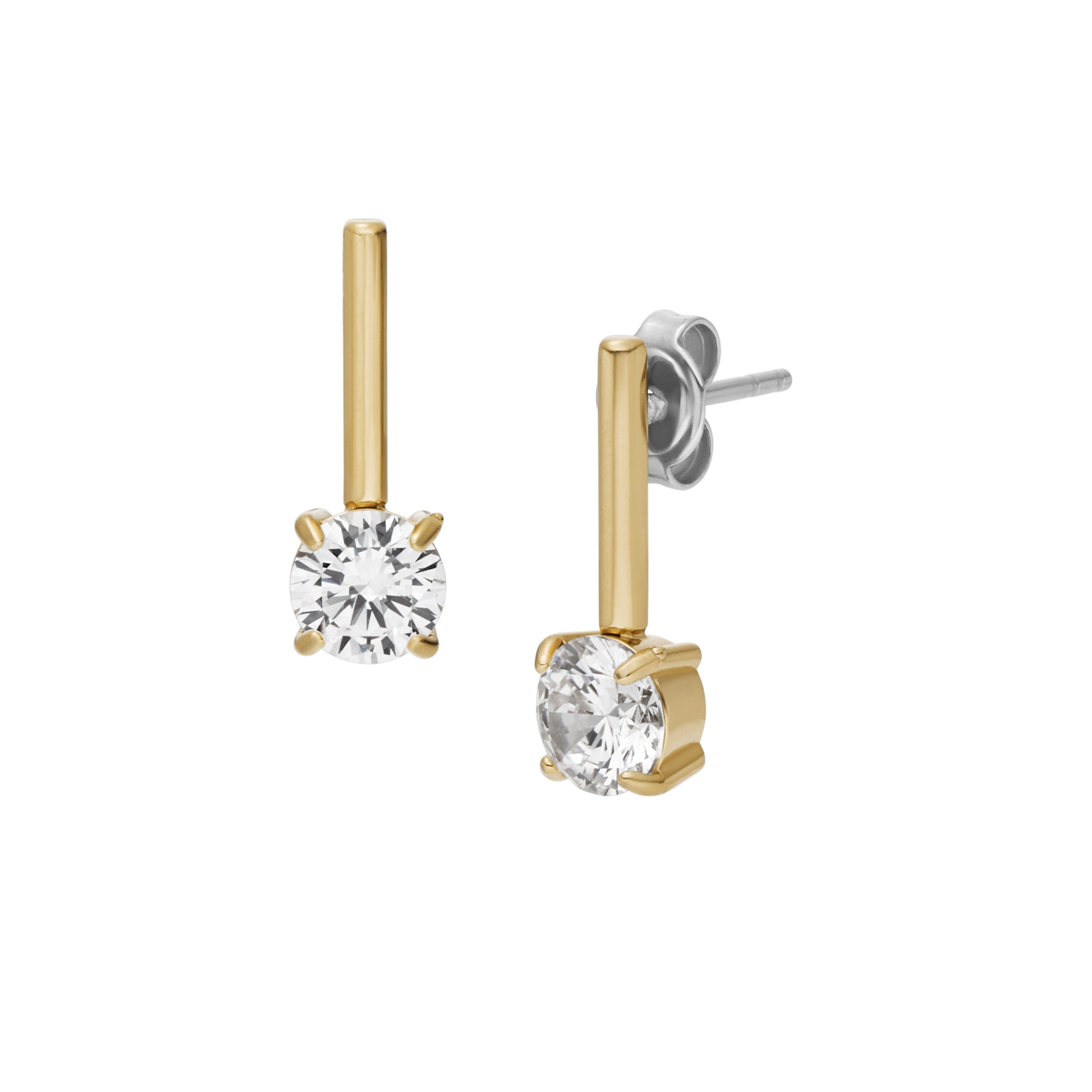 Fossil Paar Ohrhänger Schmuck Geschenk Edelstahl günstig online kaufen