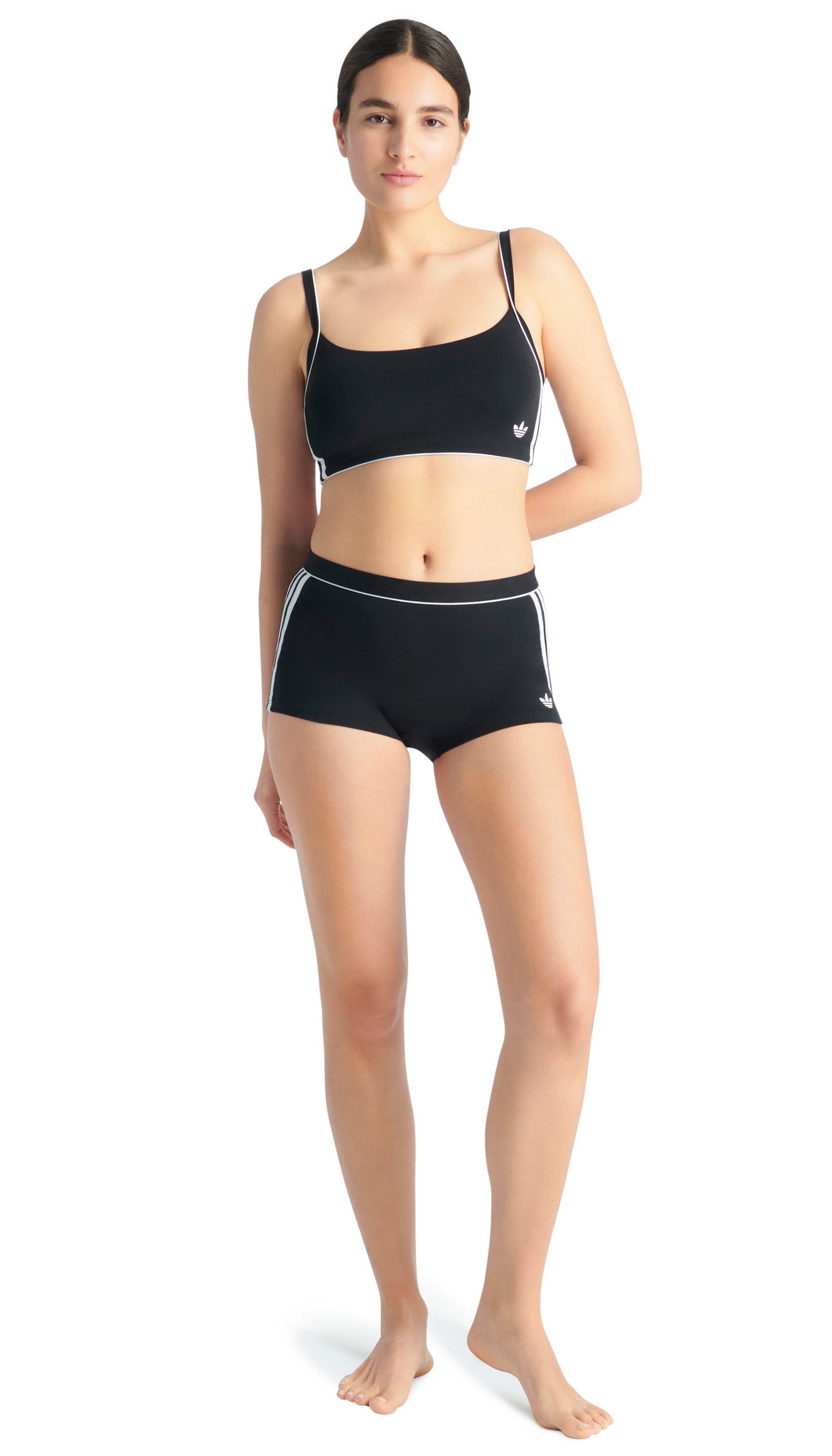 adidas Originals Bralette Comfort Flex Cotton atmungsaktiv, Baumwollmix, herausnehmbare Pads, elastisch