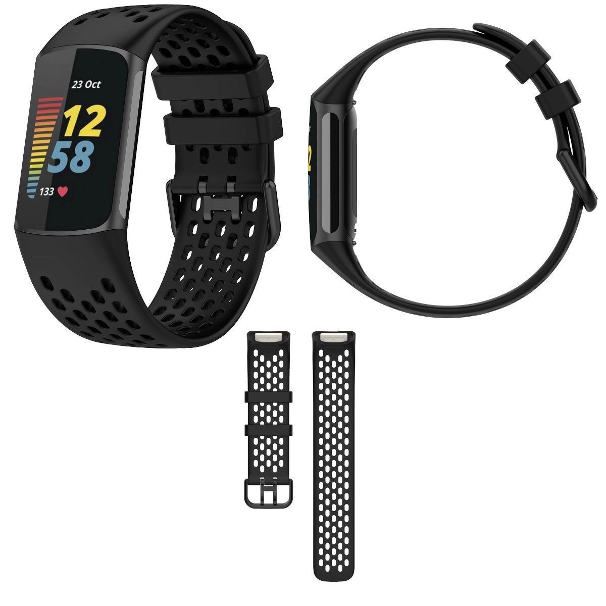 Wigento Smartwatch-Armband Für Fitbit Charge 6 günstig online kaufen