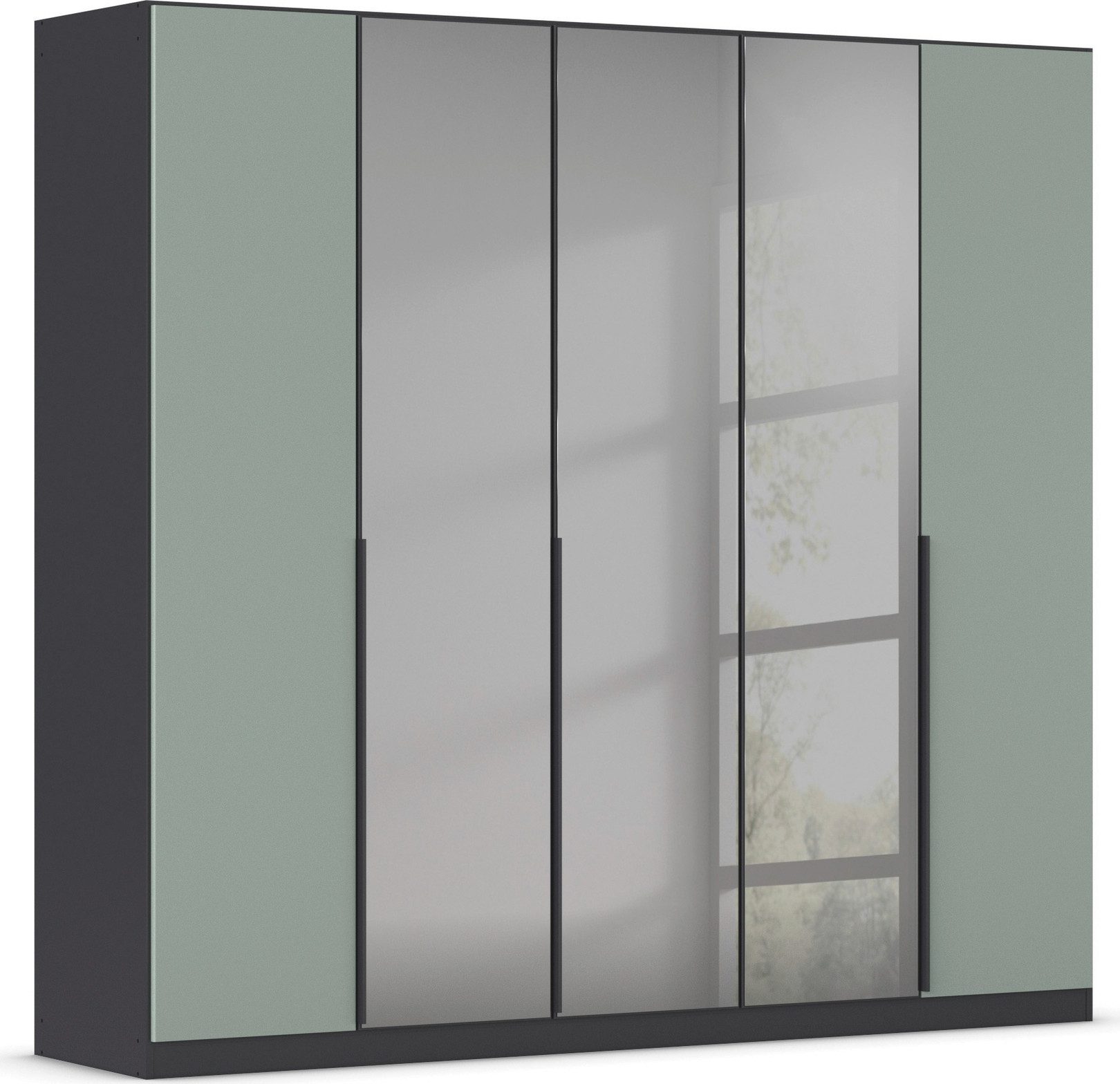INOSIGN BY RAUCH Drehtürenschrank Ferris Schrank Breite 2,10m BESTSELLER Schlafzimmerschrank Kleiderschrank mit Spiegel in den Ausführungen BASIC/CLASSIC/PREMIUM