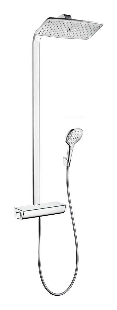 hansgrohe Duschsystem Raindance E Showerpipe, Höhe 106.6 cm, 360 1jet mit Thermostat - Chrom