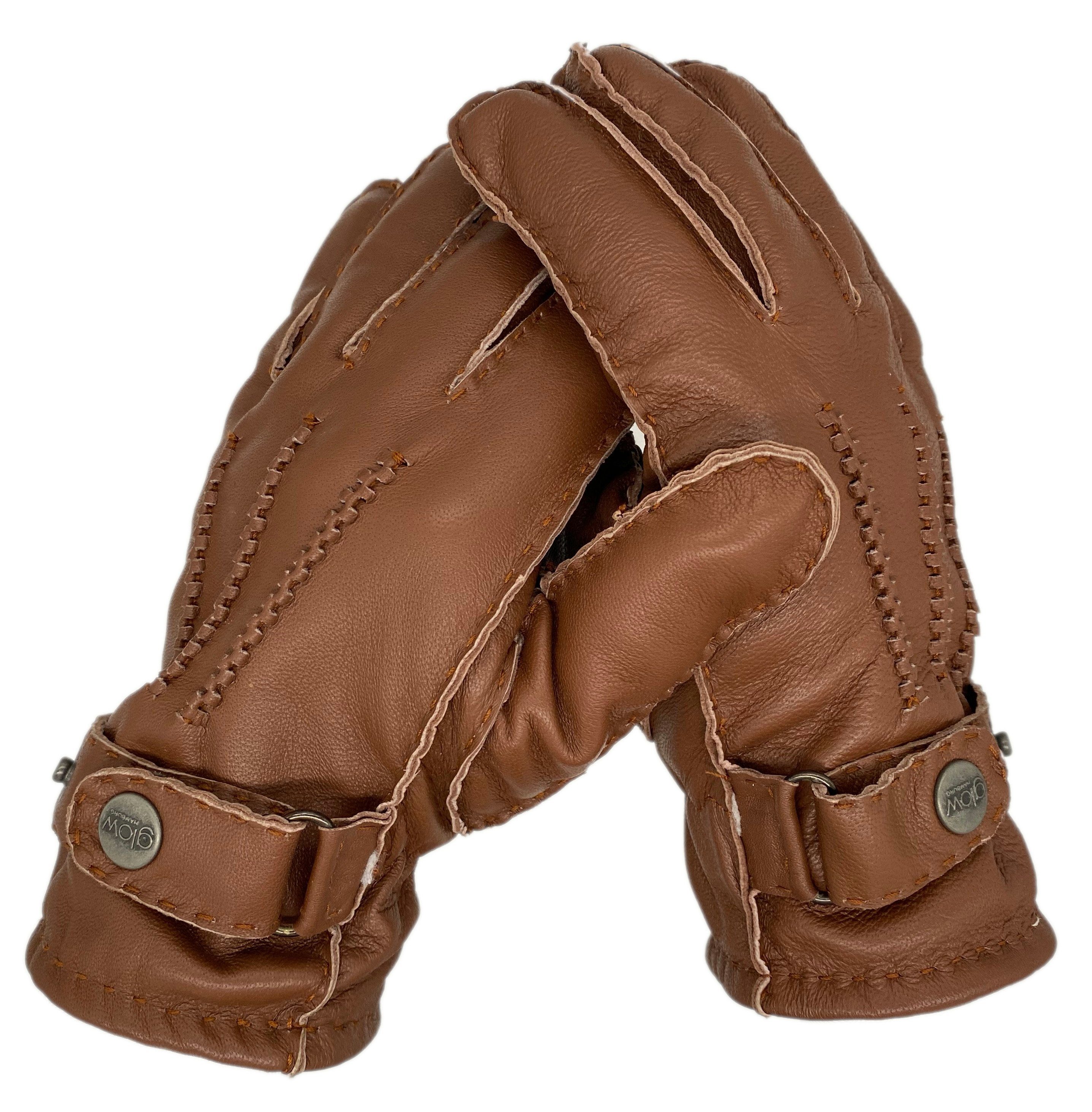 Glow Lederhandschuhe Winter-Lederhandschuhe Herren aus 100% Schafs-Leder günstig online kaufen