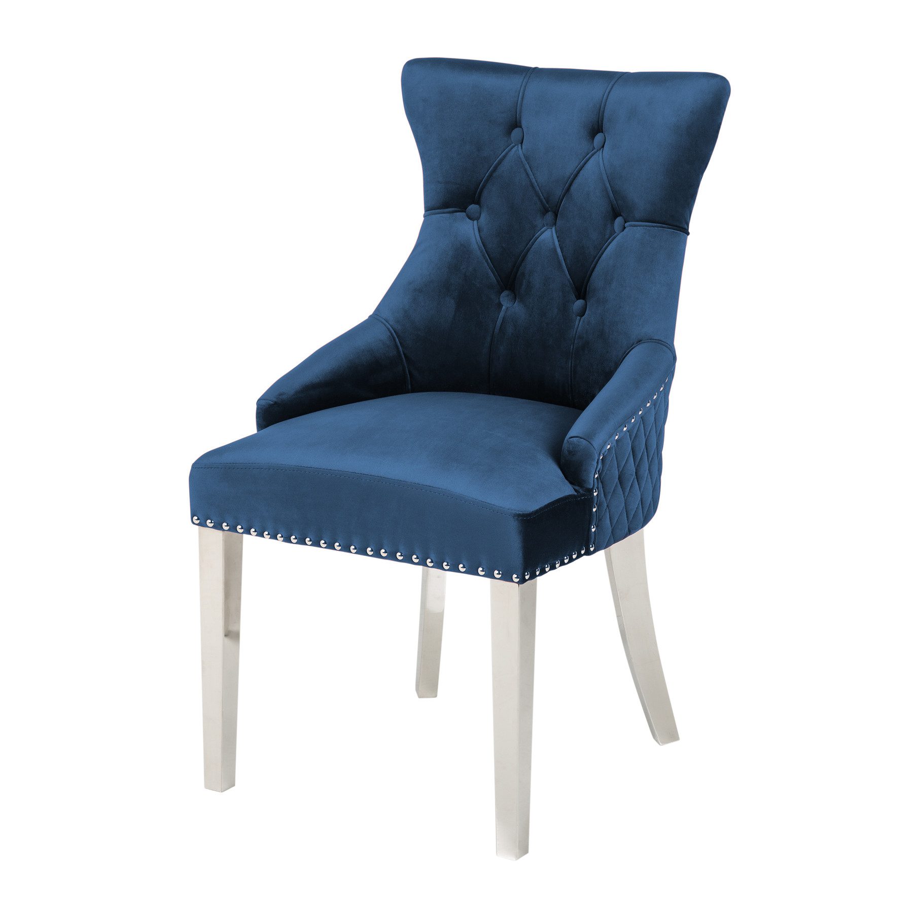 riess-ambiente Polsterstuhl CASTLE DELUXE royalblau / günstig online kaufen