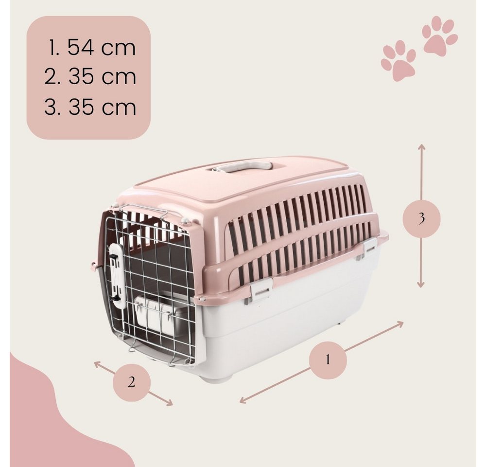 Thumbnail - GarPet Hunde-Transportbox 2x Transportbox IATA Flugbox Flugzeug Hunde Katzen Transport Box Gr.M