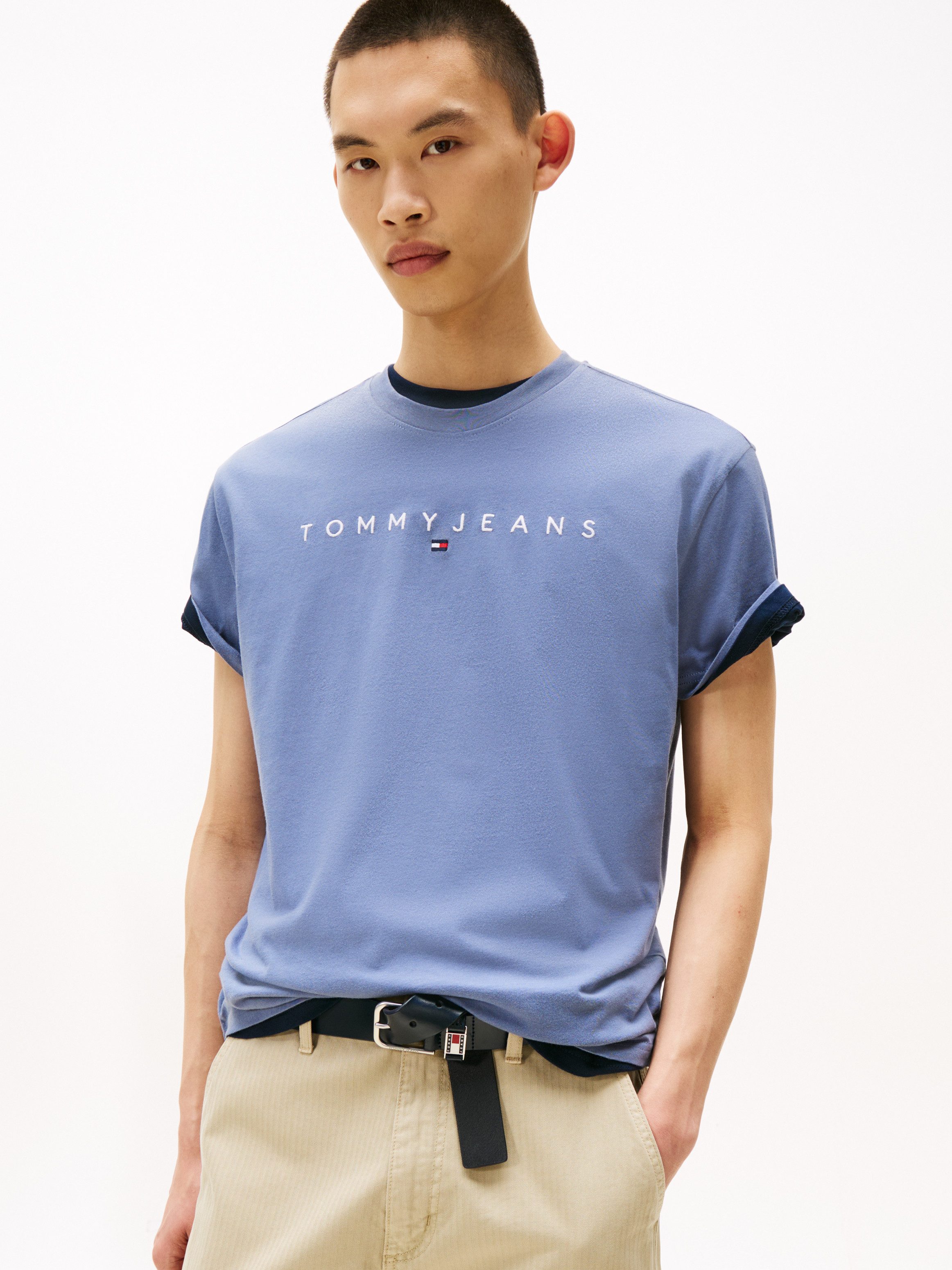 Tommy Jeans T-Shirt TJM REG LINEAR LOGO TEE EXT günstig online kaufen