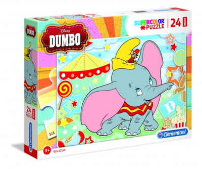 Clementoni® Puzzle Clementoni 28501 - Disney - Dumbo - Puzzle, Maxi, 24 Teile, 24 Puzzleteile