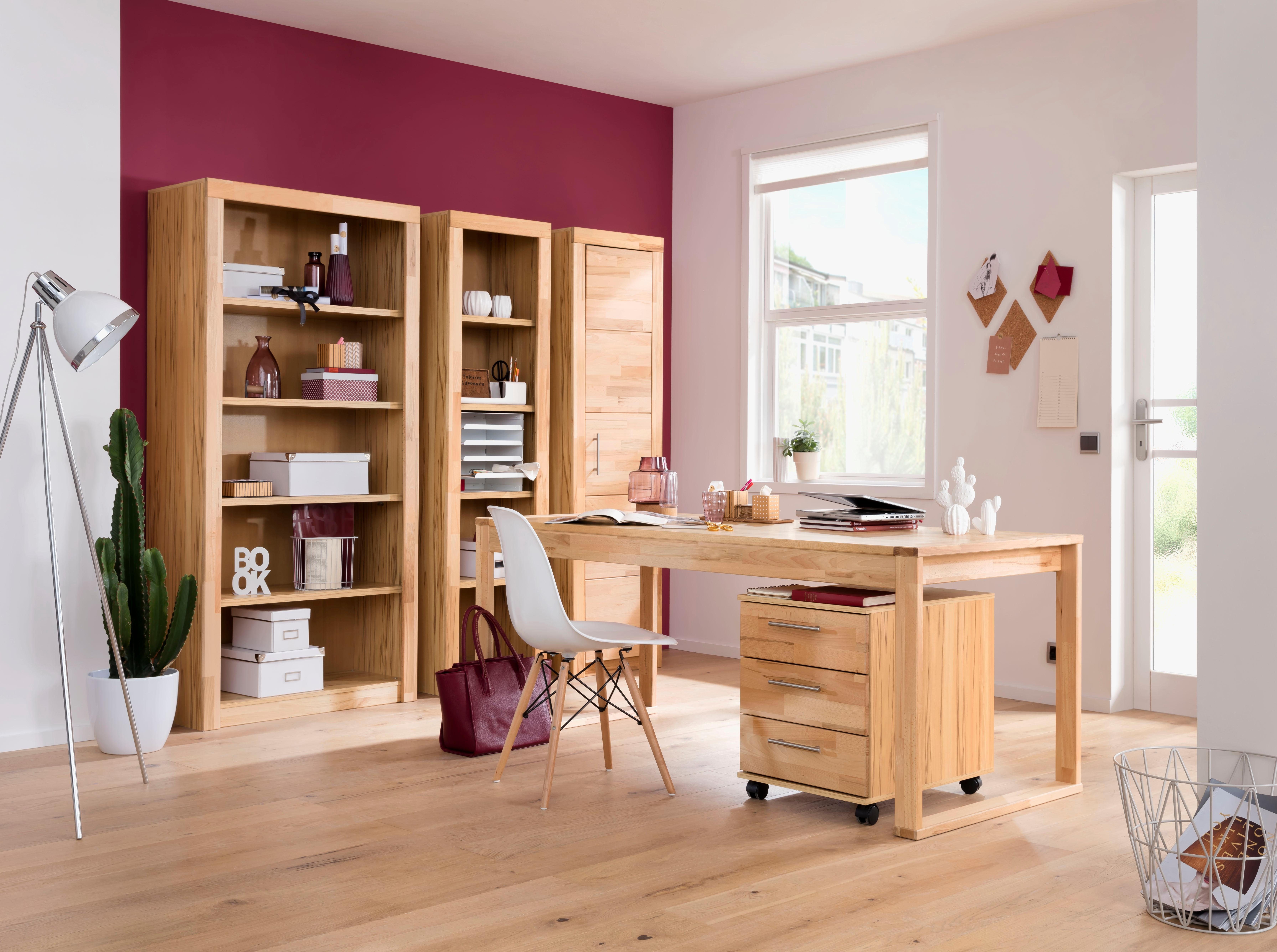 VOGL Möbelfabrik Schreibtisch Toronto, Bürotisch, aus Massivholz, oder Echtholzfurnier, In 2 Breiten, 180 cm und 140 cm