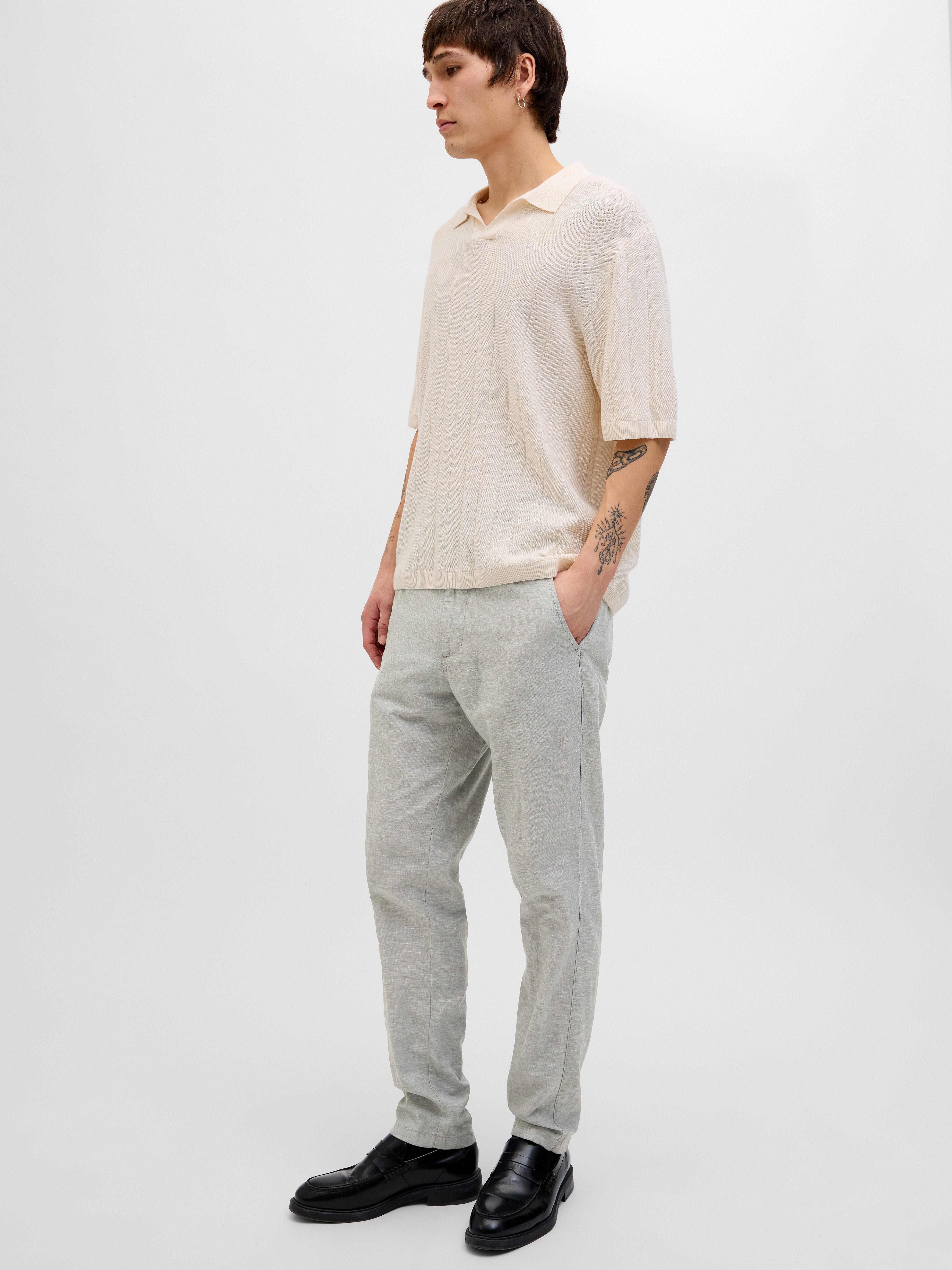 Jack & Jones Chinohose JPSTACE SUMMER CHINO PANT SN mit Reißverschluss