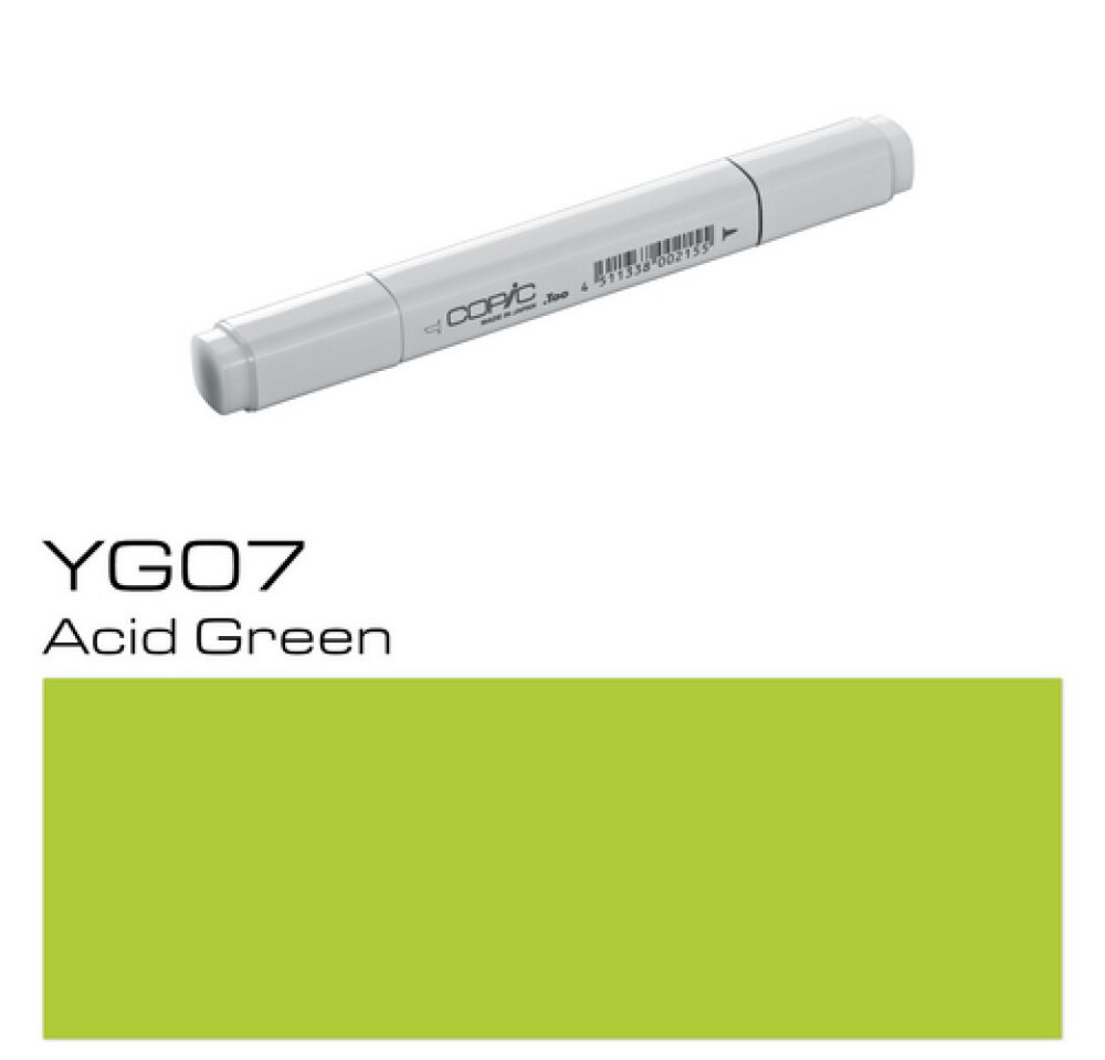 Thumbnail - COPIC Marker Marker YG07, Acid Green - Layoutmarker für Grafiker und Designer, (1-tlg)