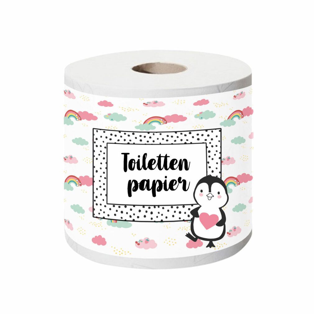 Heless Puppenhausmöbel Pu-Töpfchenset Pinguin mit Zubehör