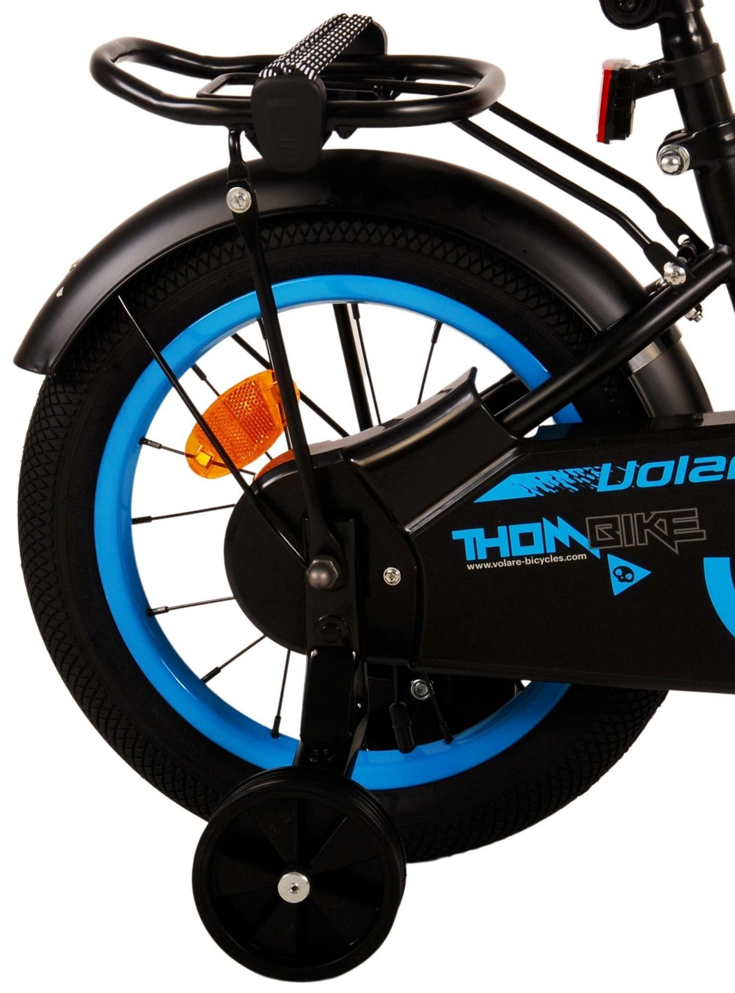 Thumbnail - Volare Kinderfahrrad Thombike - Jungen - 14 oder 12 Zoll -bis 60 kg - 85% zusammengebaut, Luftbereifung, Stahlfelgen mit...