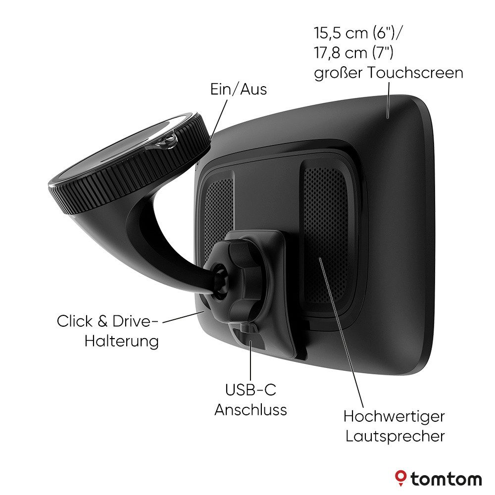 TomTom TomTom Go Navigator 6" 2nd Navi 15.2 cm 6 Zoll Britische Inseln, Europ Navigationsgerät
