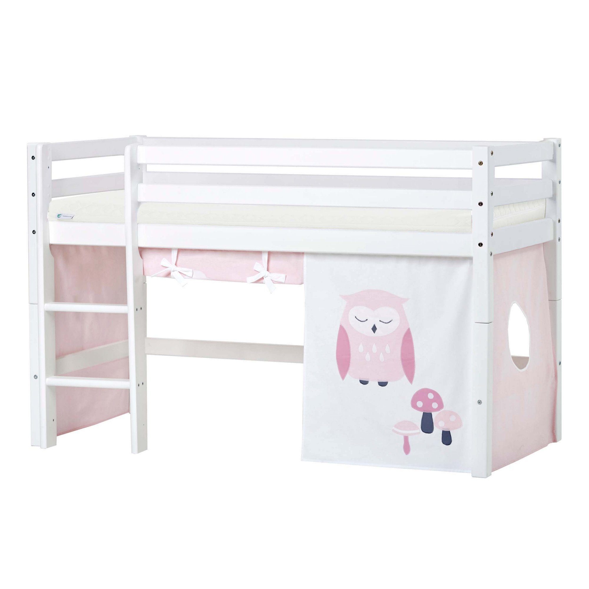 Hoppekids Hochbett "ECO Dream, Kinderbett, Spielbett, Halbhohes Bett aus Ma günstig online kaufen